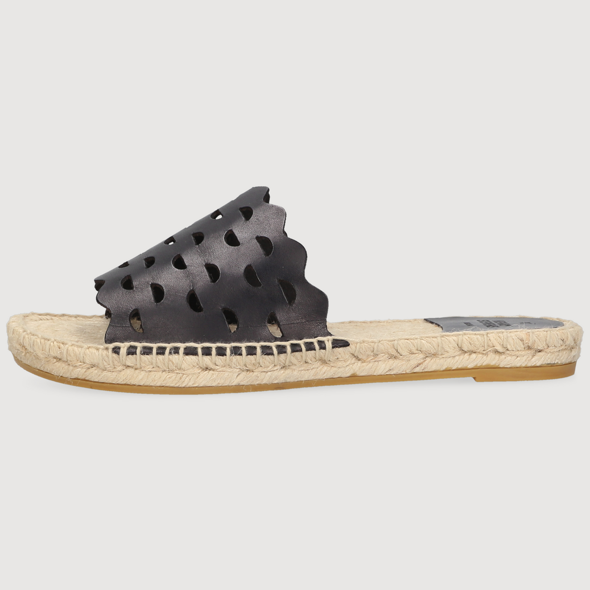Henry Stevens Damen Espadrille Taylor Plain Schwarz