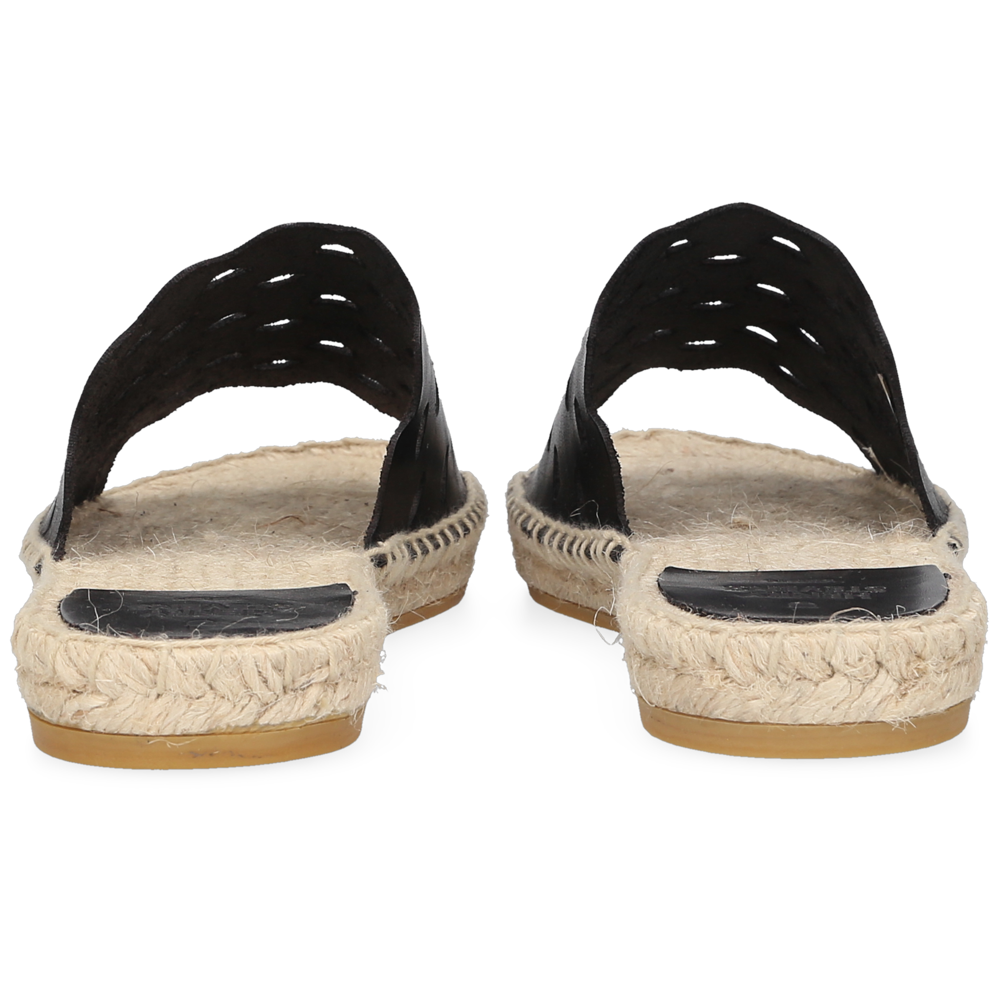Henry Stevens Damen Espadrille Taylor Plain Schwarz