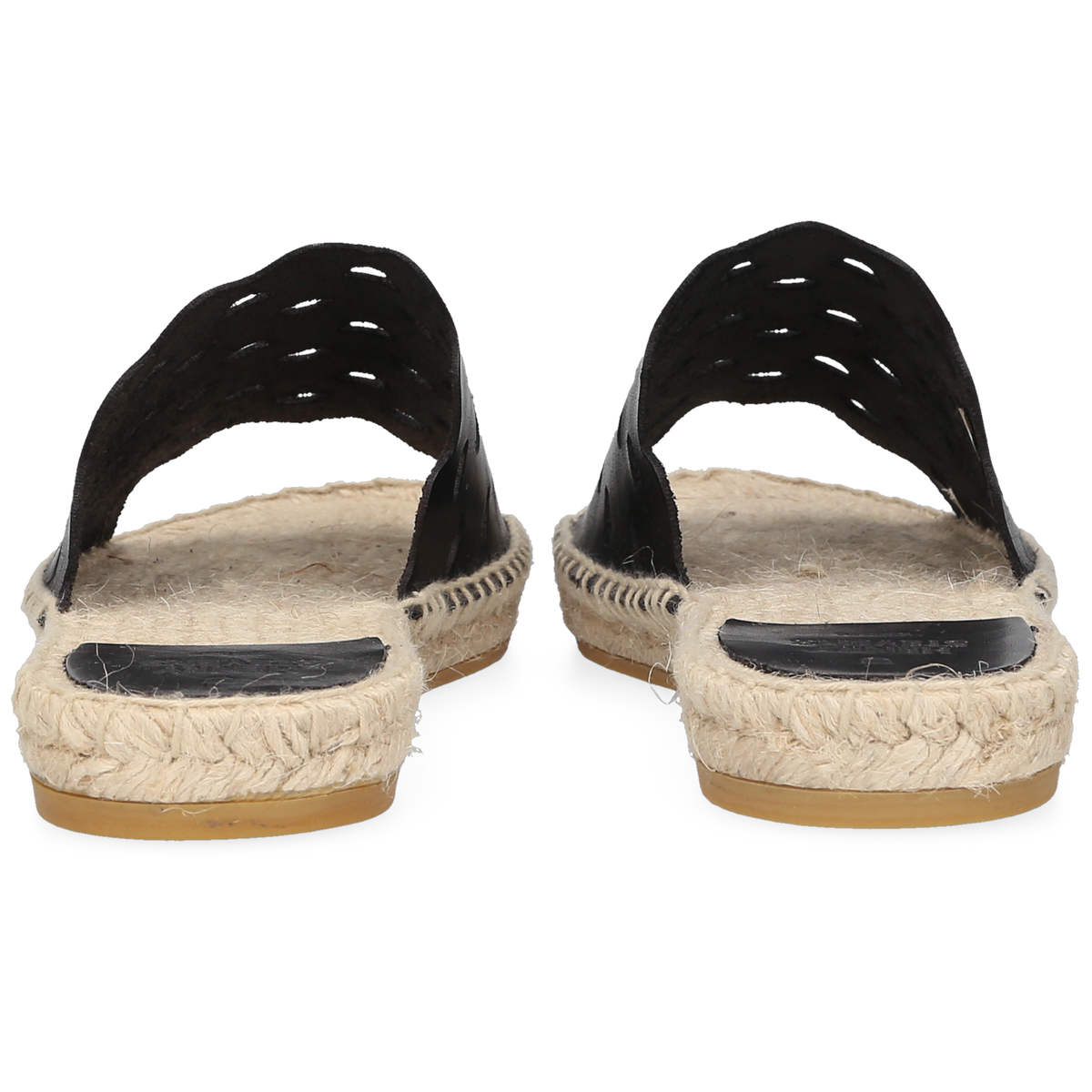 Henry Stevens Damen Espadrille Taylor Plain Black