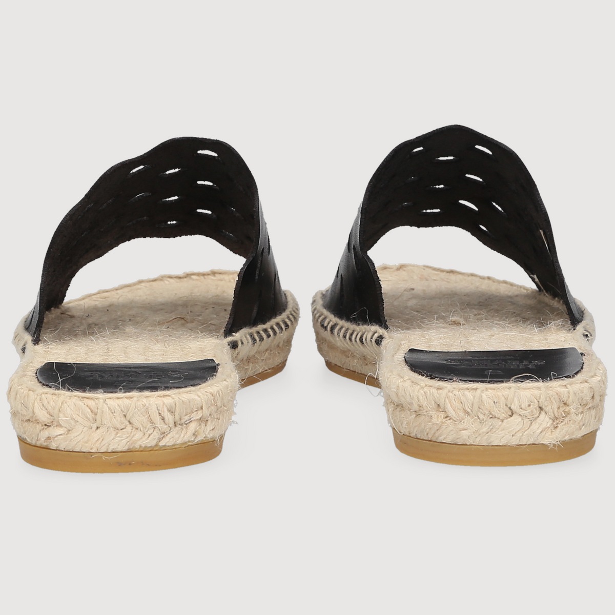 Henry Stevens Damen Espadrille Taylor Plain Schwarz