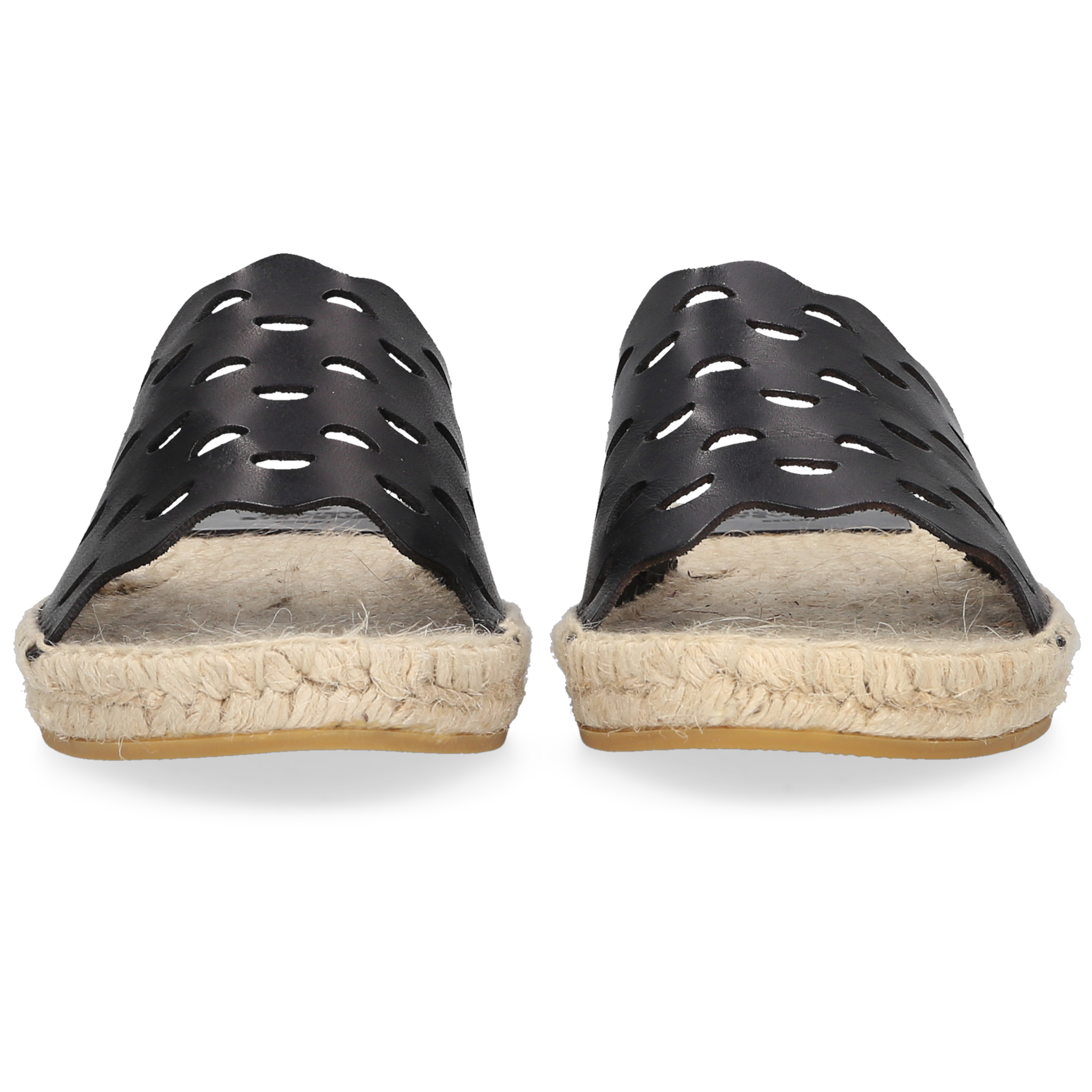 Henry Stevens Damen Espadrille Taylor Plain Schwarz