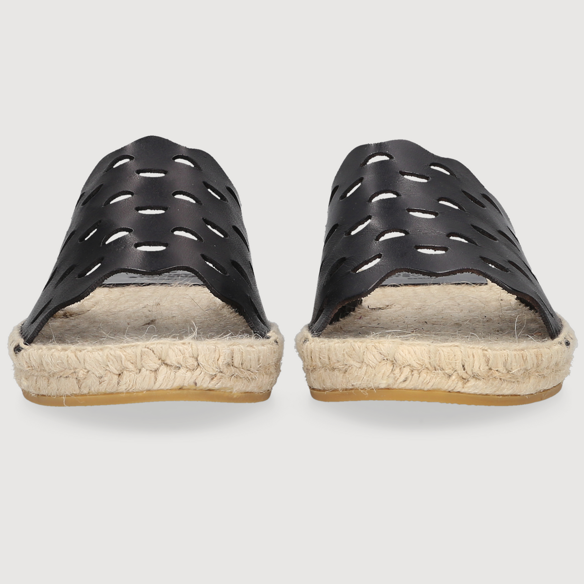 Henry Stevens Damen Espadrille Taylor Plain Schwarz