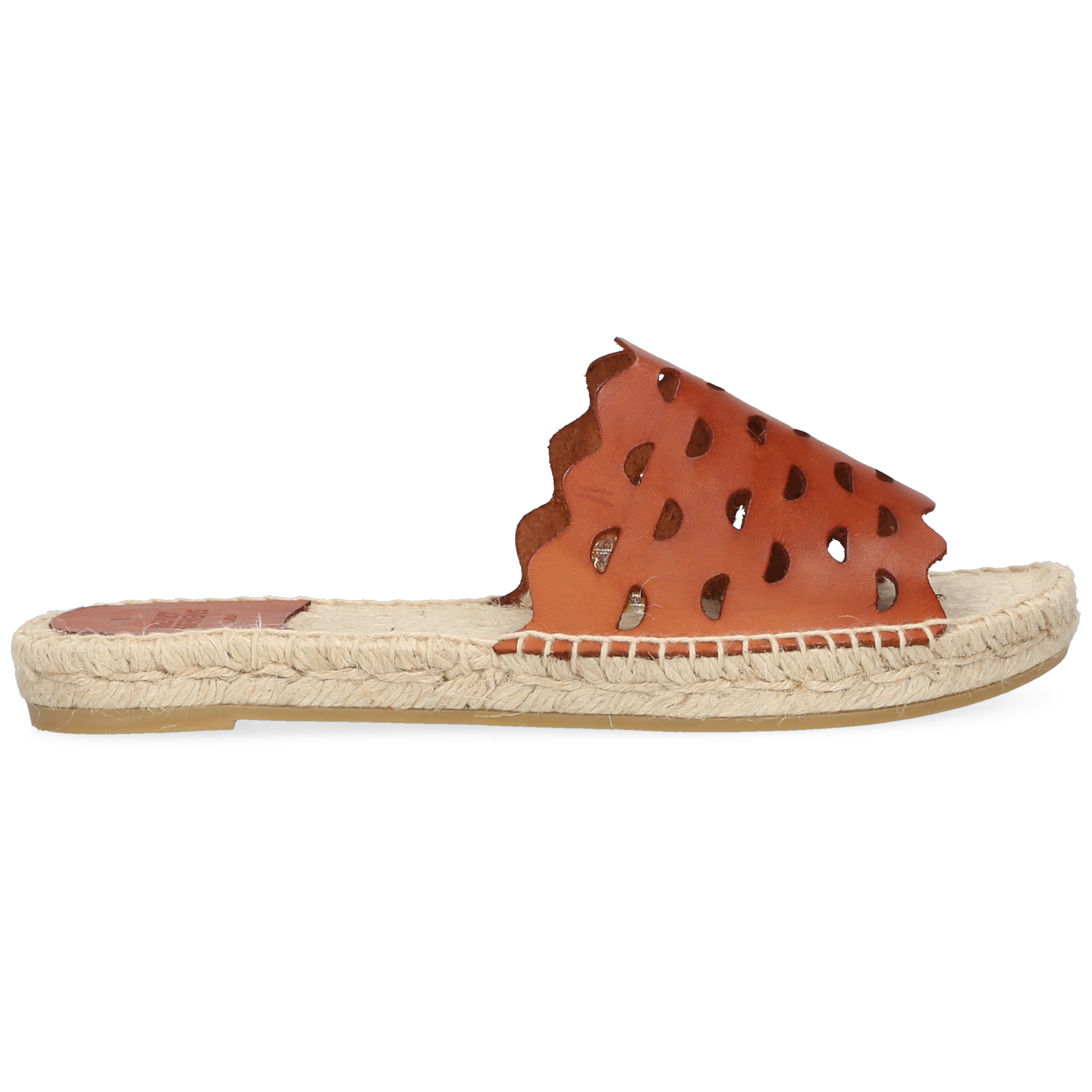 Henry Stevens Damen Espadrille Taylor Plain Cognac