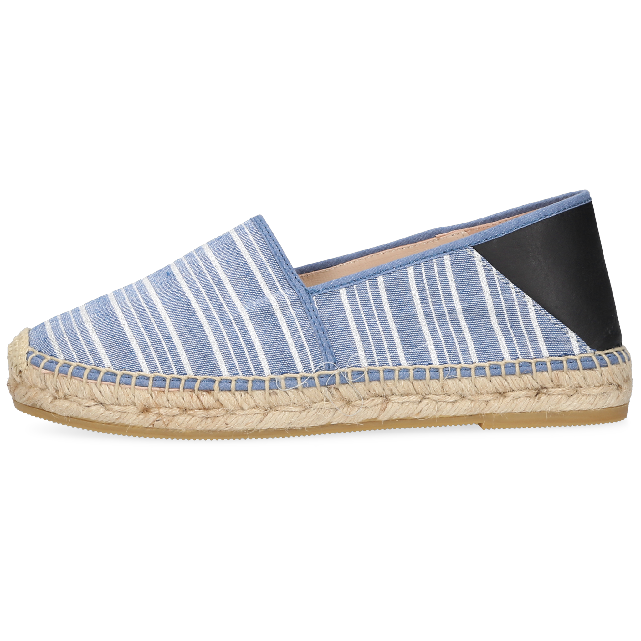 Henry Stevens Damen Espadrille Taylor Plain Blau