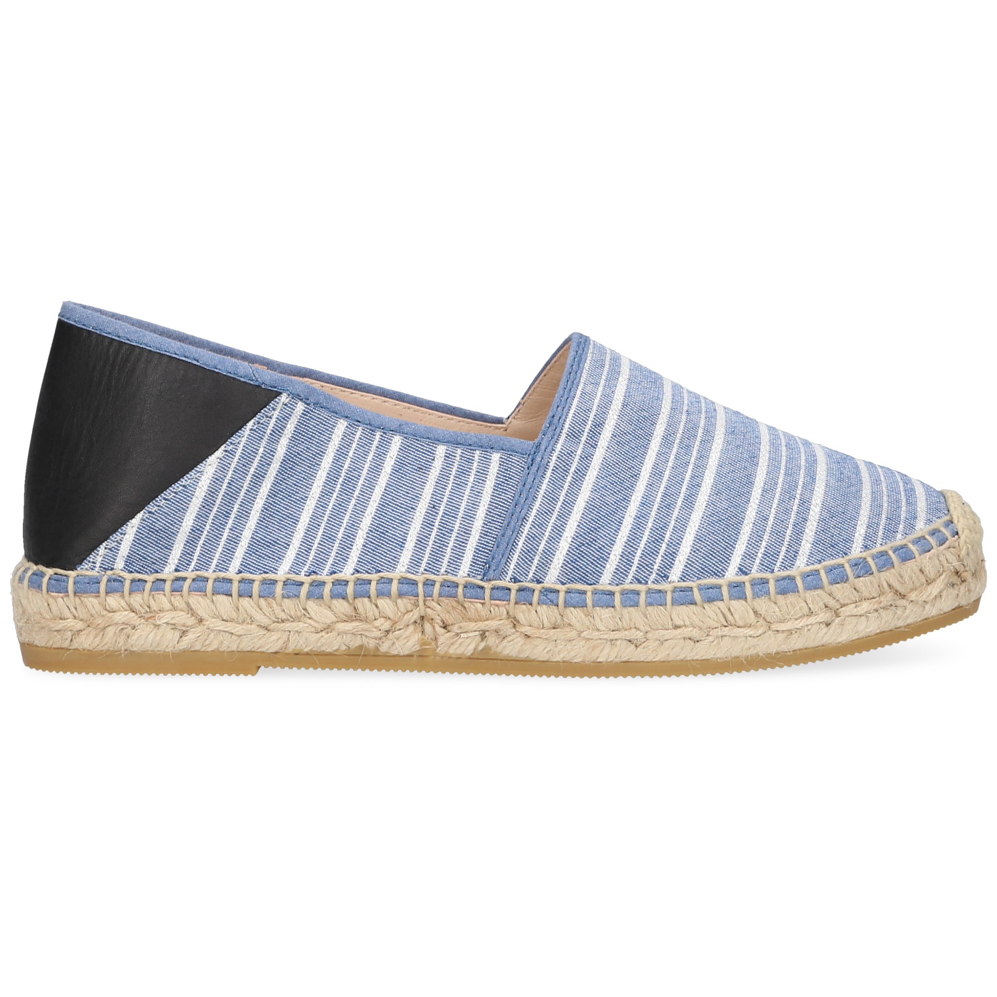 Henry Stevens Damen Espadrille Taylor Plain Blau