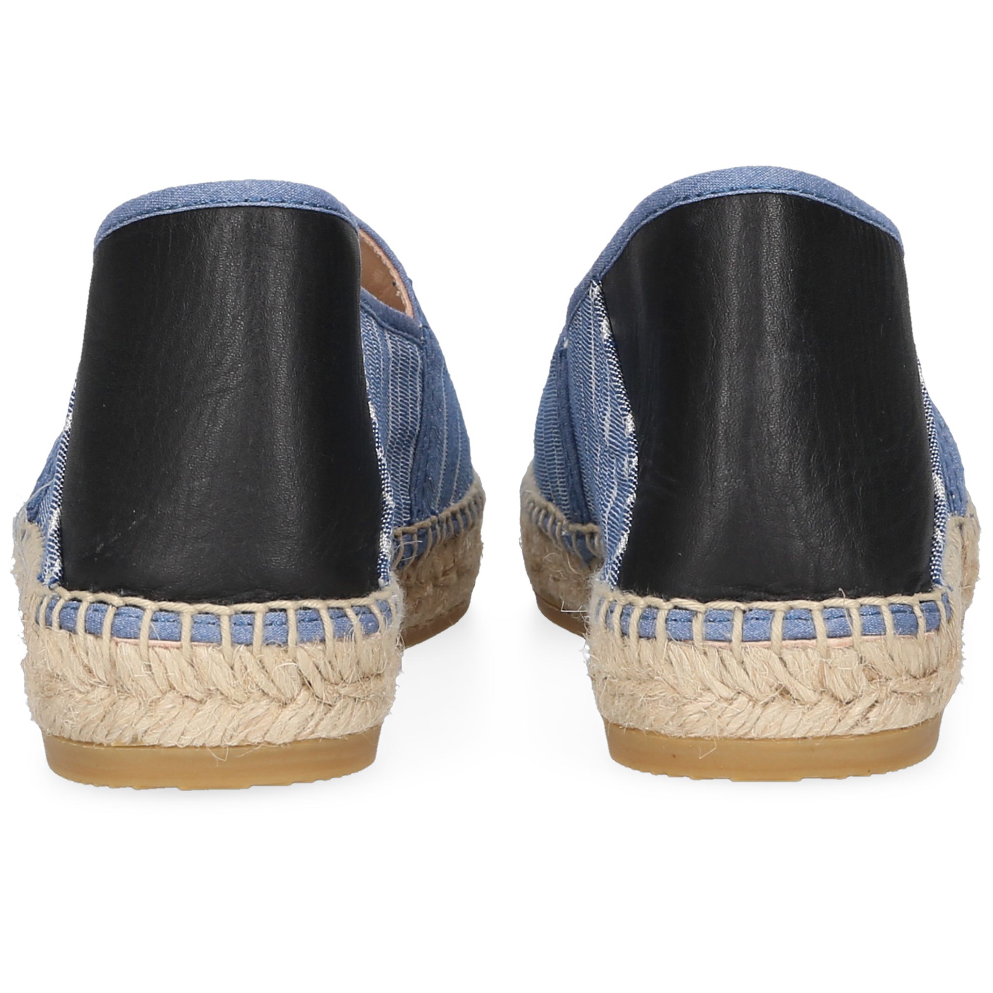 Henry Stevens Damen Espadrille Taylor Plain Blau