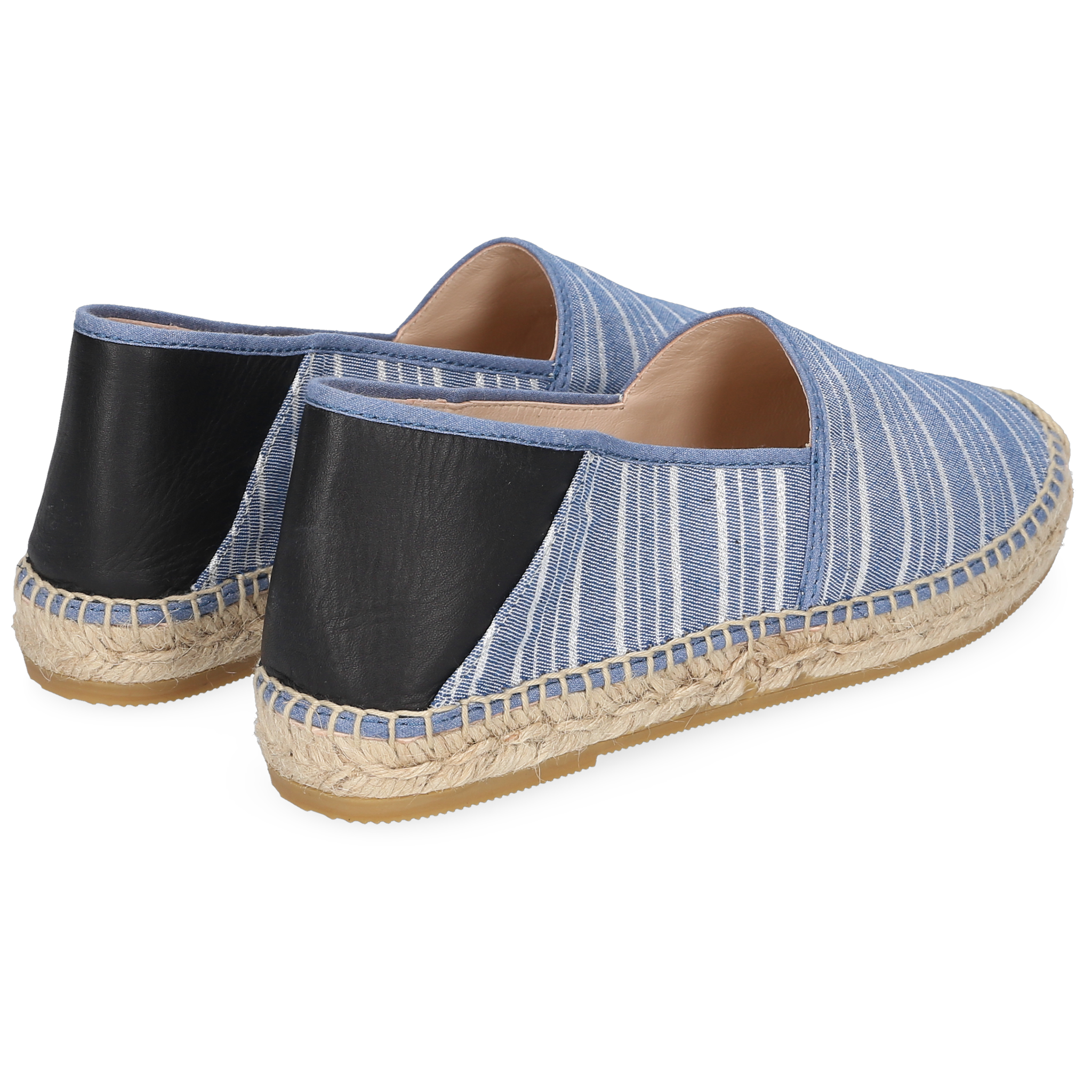 Henry Stevens Damen Espadrille Taylor Plain Blau