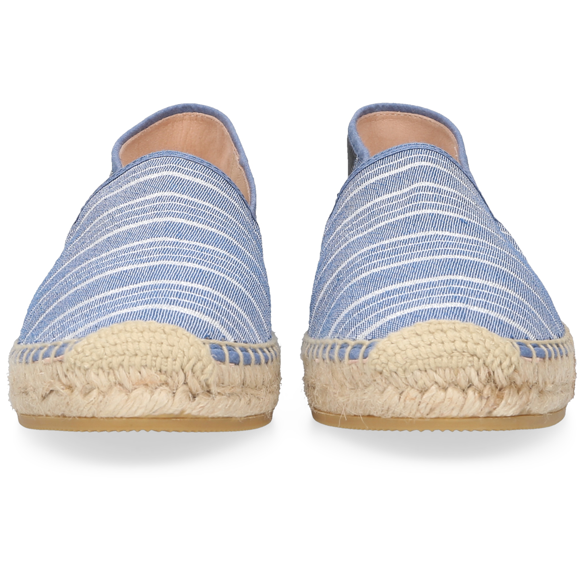 Henry Stevens Damen Espadrille Taylor Plain Blau