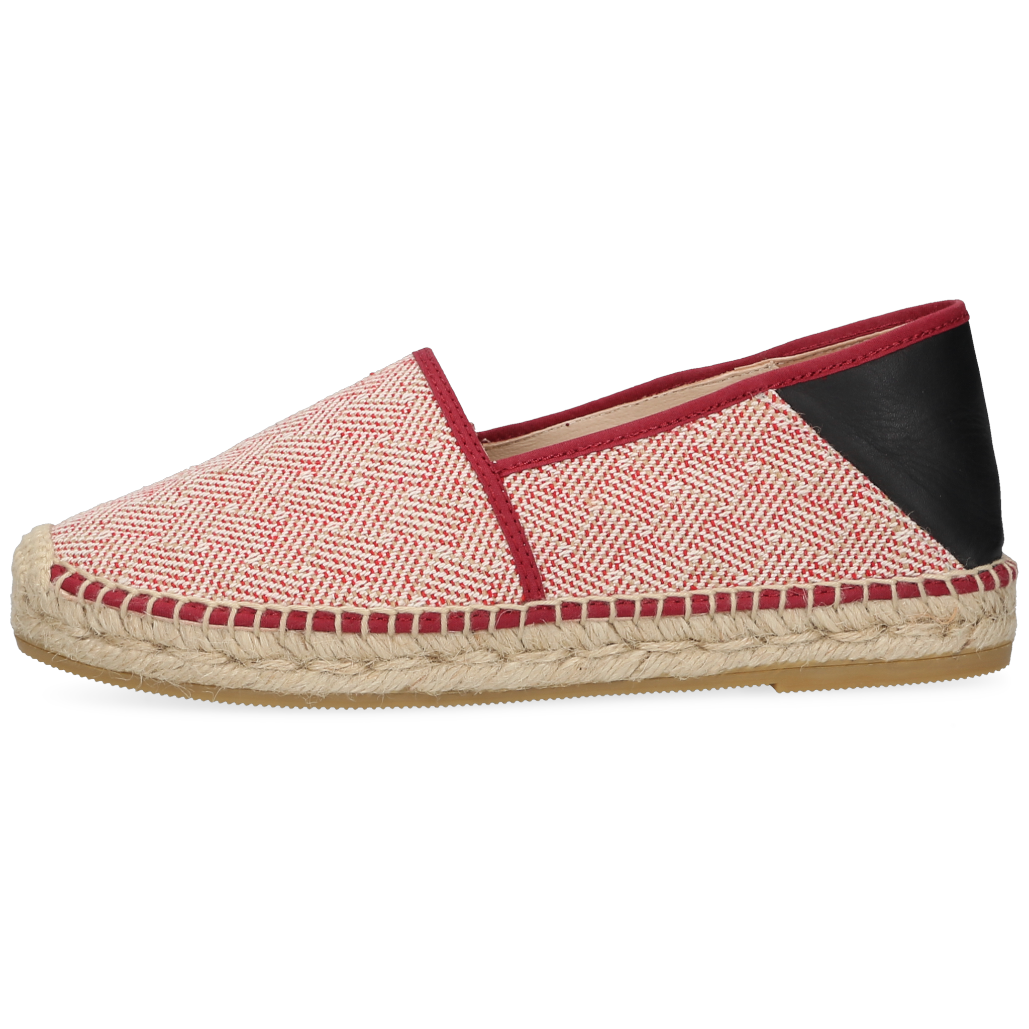 Henry Stevens Damen Espadrille Taylor Plain Rot