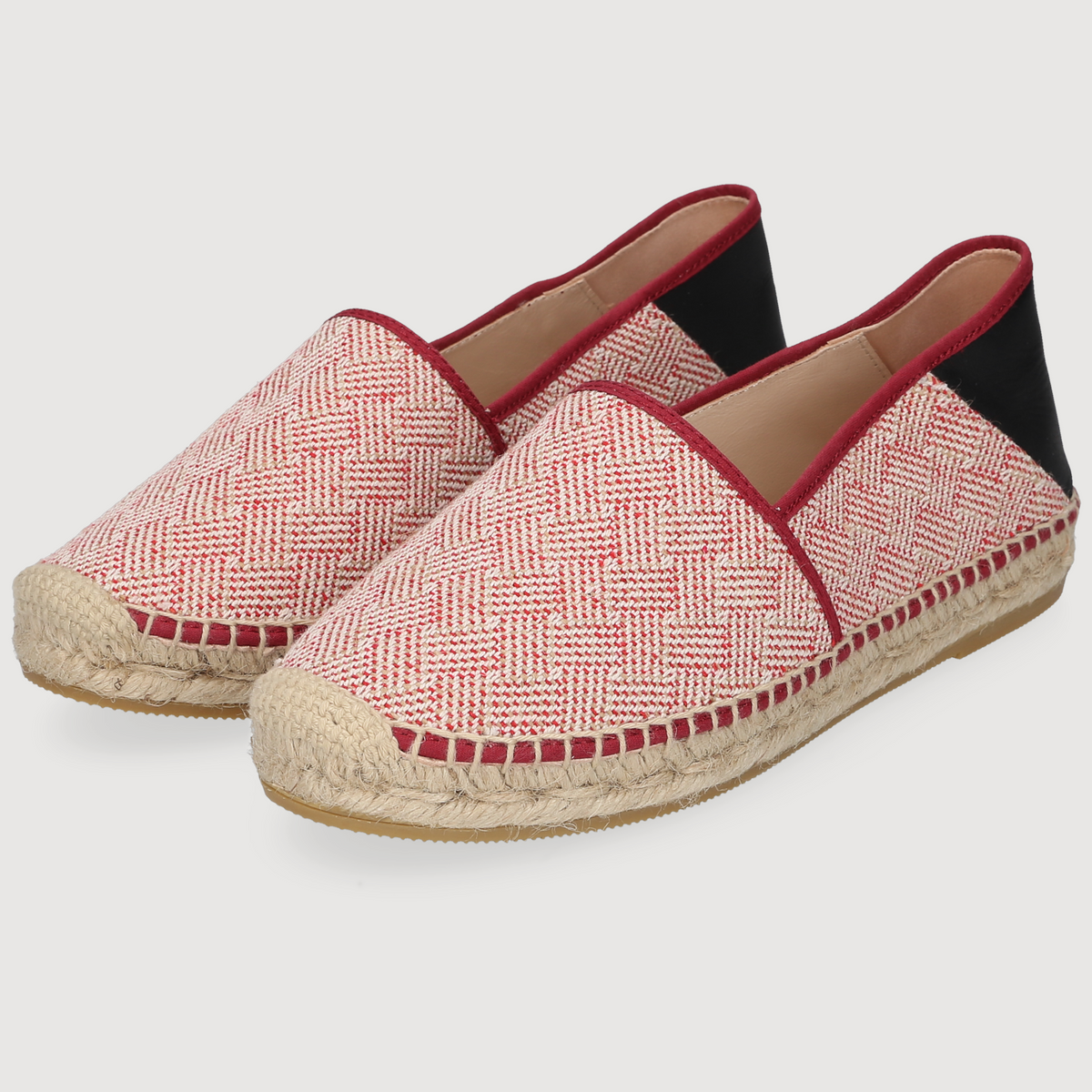 Henry Stevens Damen Espadrille Taylor Plain Red