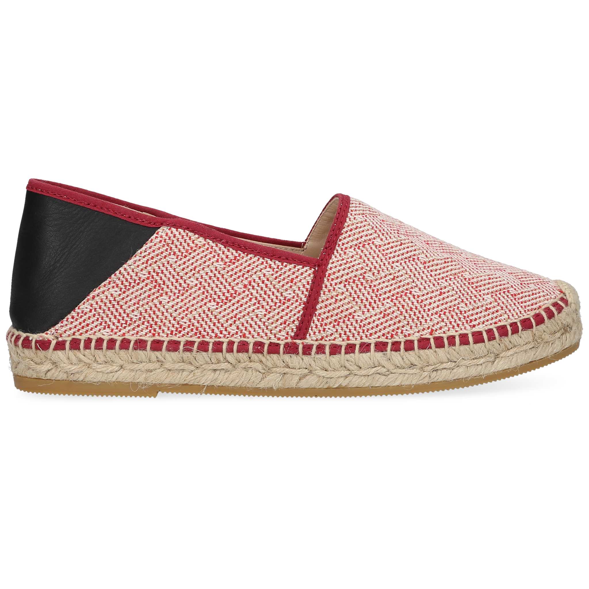 Henry Stevens Damen Espadrille Taylor Plain Rot