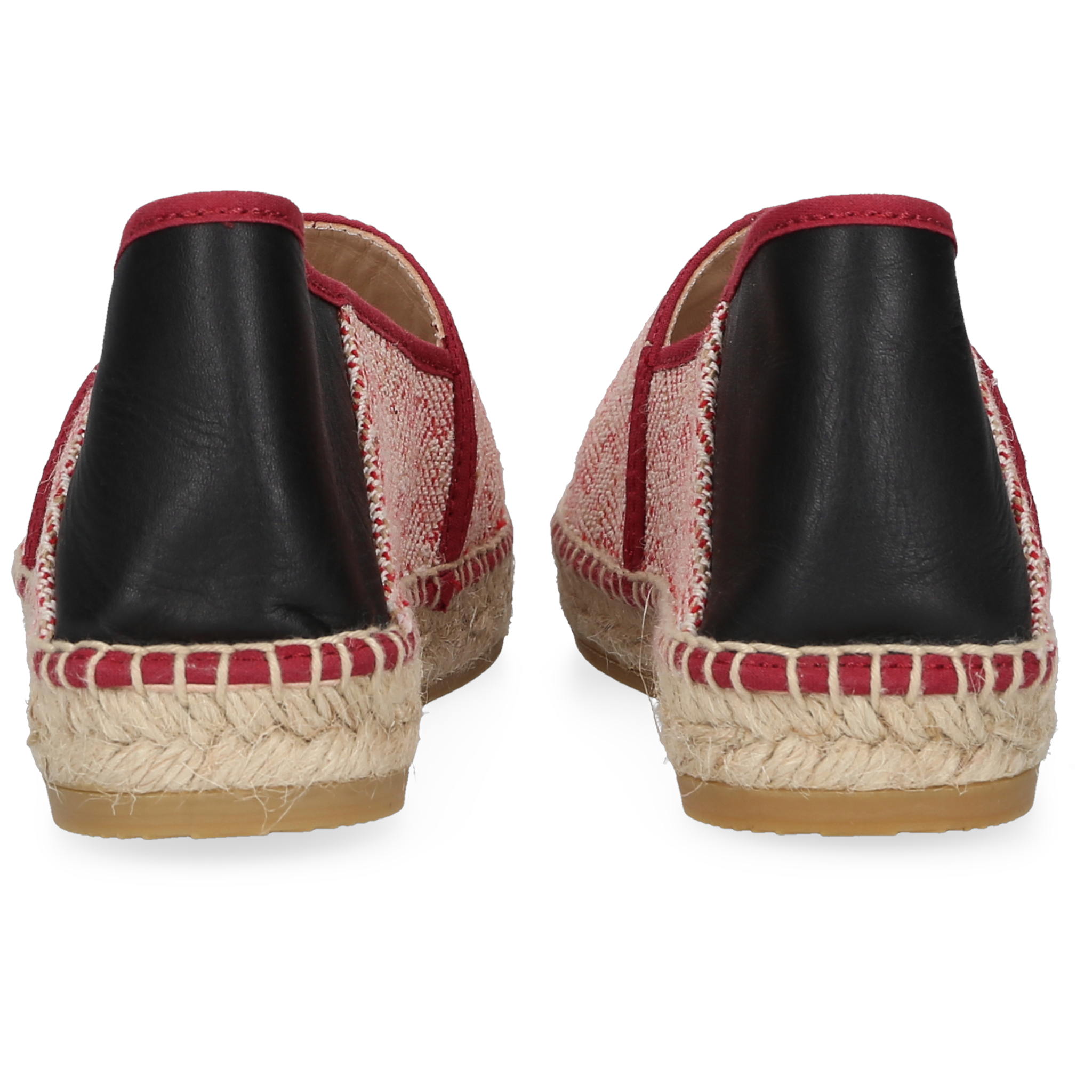 Henry Stevens Damen Espadrille Taylor Plain Rot
