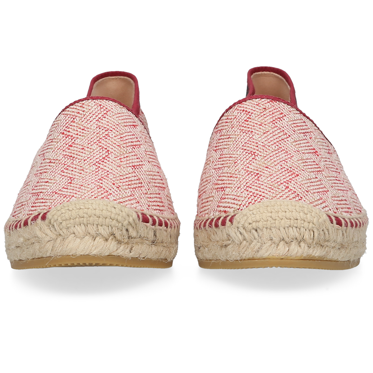 Henry Stevens Damen Espadrille Taylor Plain Red