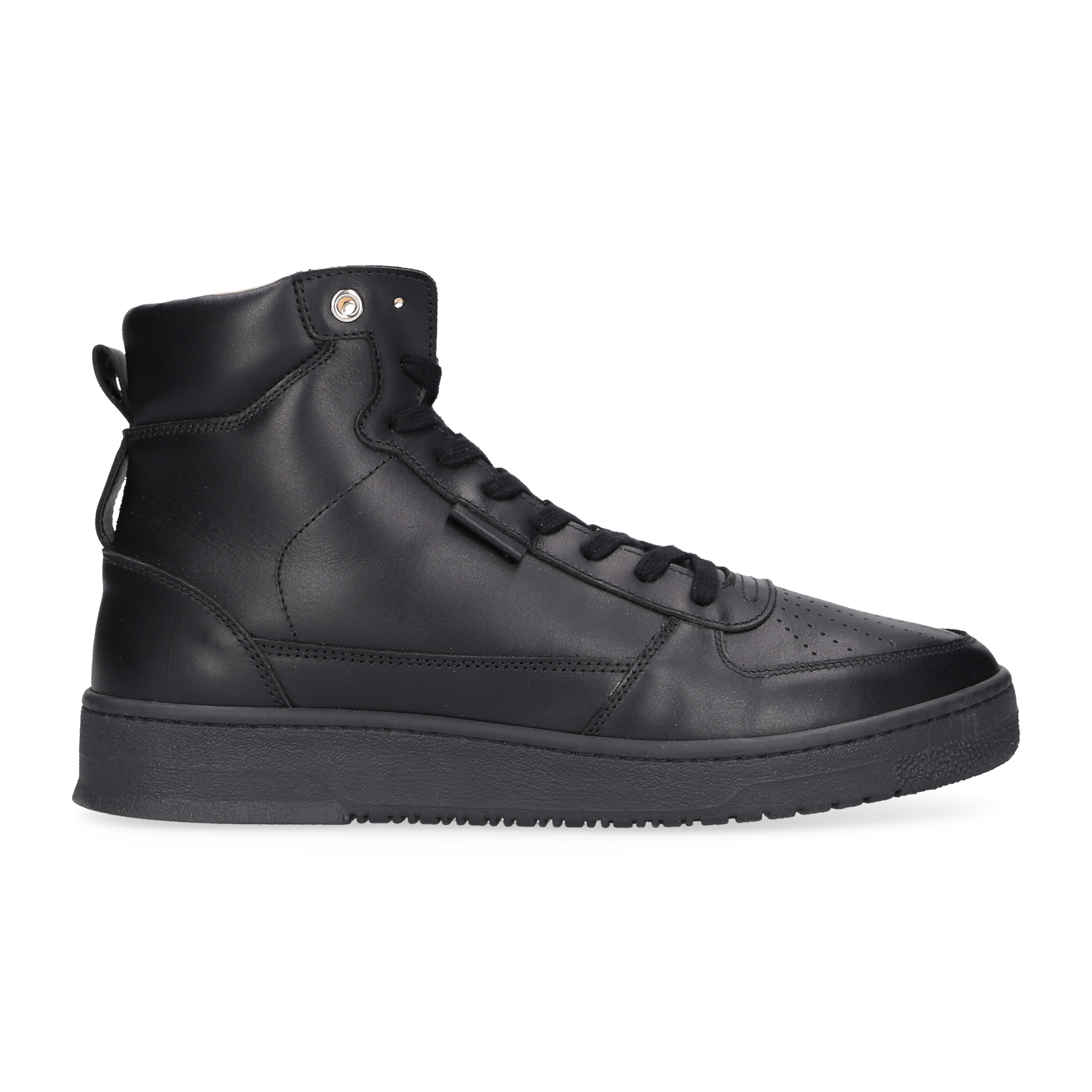 N91 Herren Sneaker Bball Plain Schwarz