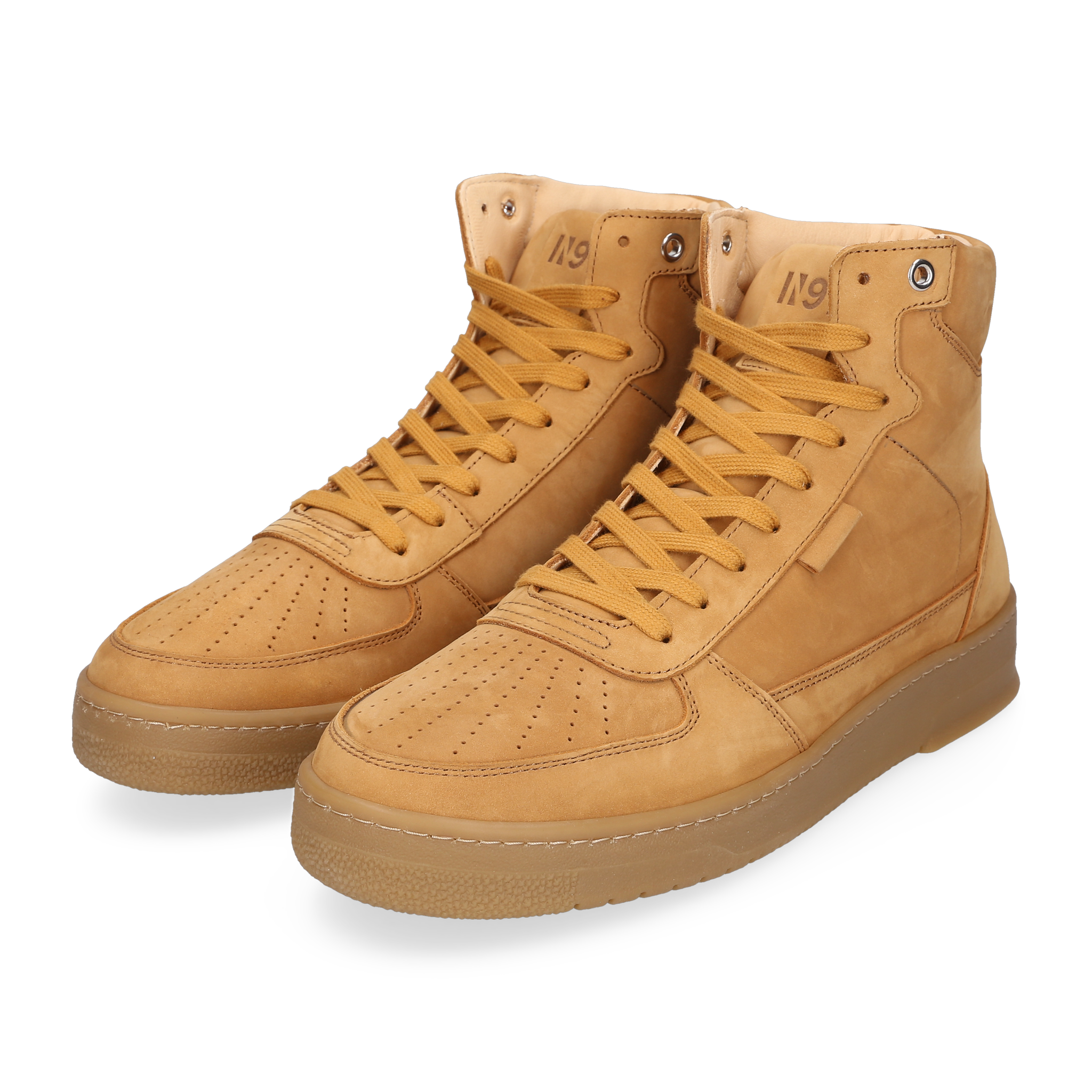 N91 Herren Sneaker Bball Plain Hellbraun