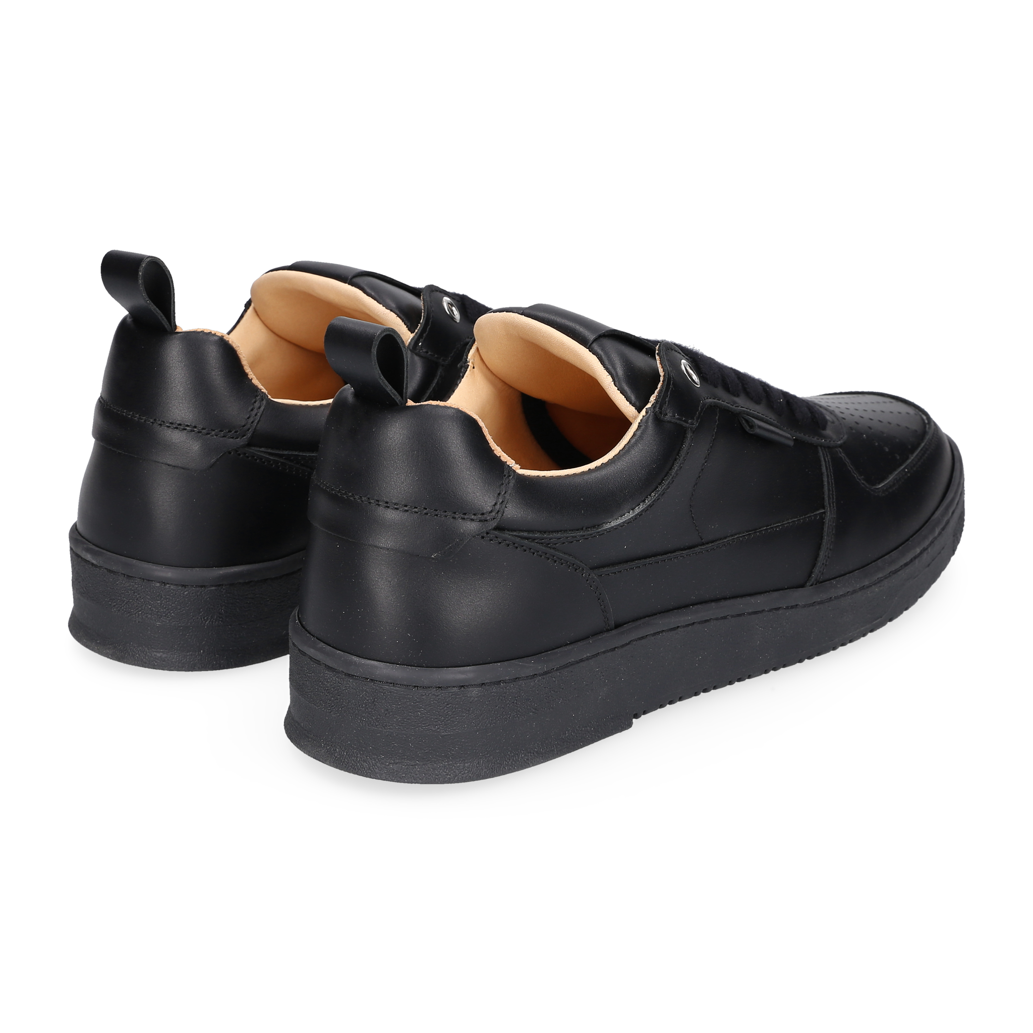 N91 Herren Sneaker Bball Plain Schwarz
