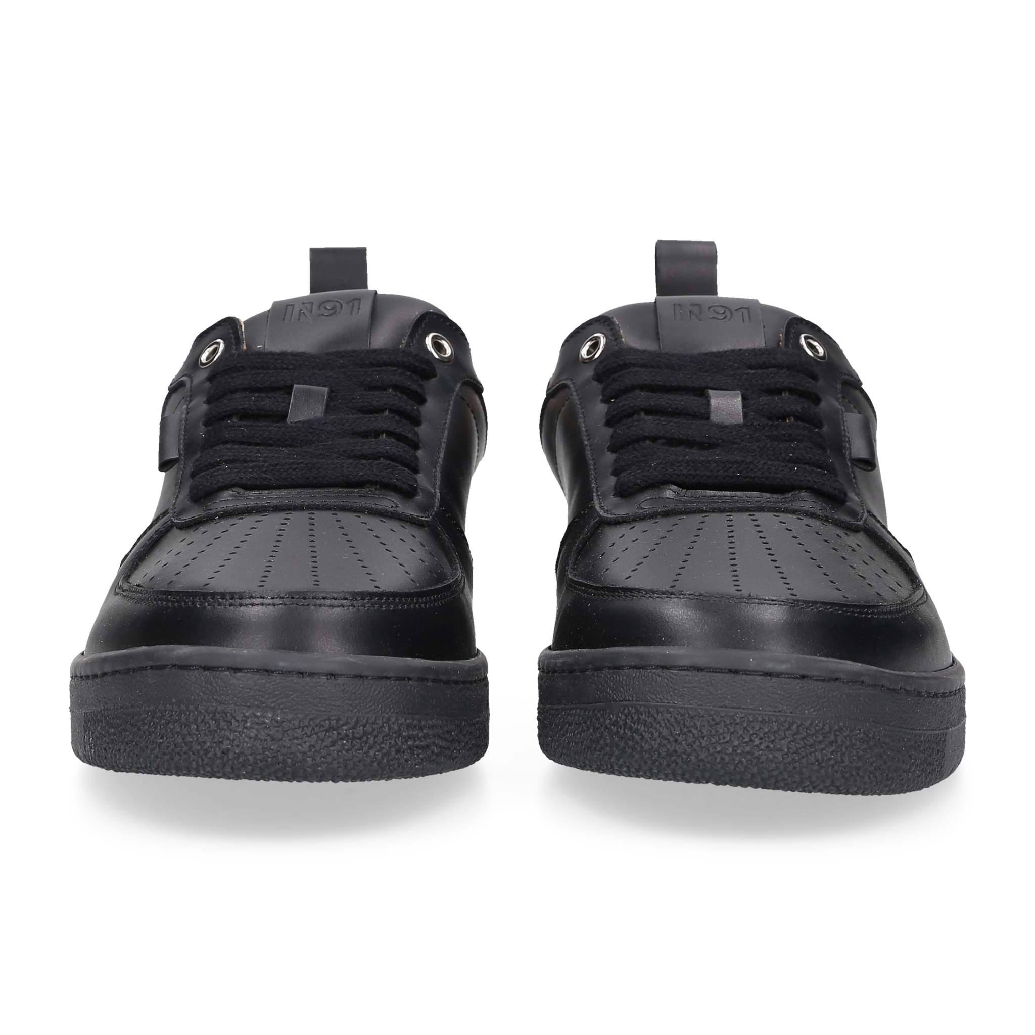 N91 Herren Sneaker Bball Plain Schwarz