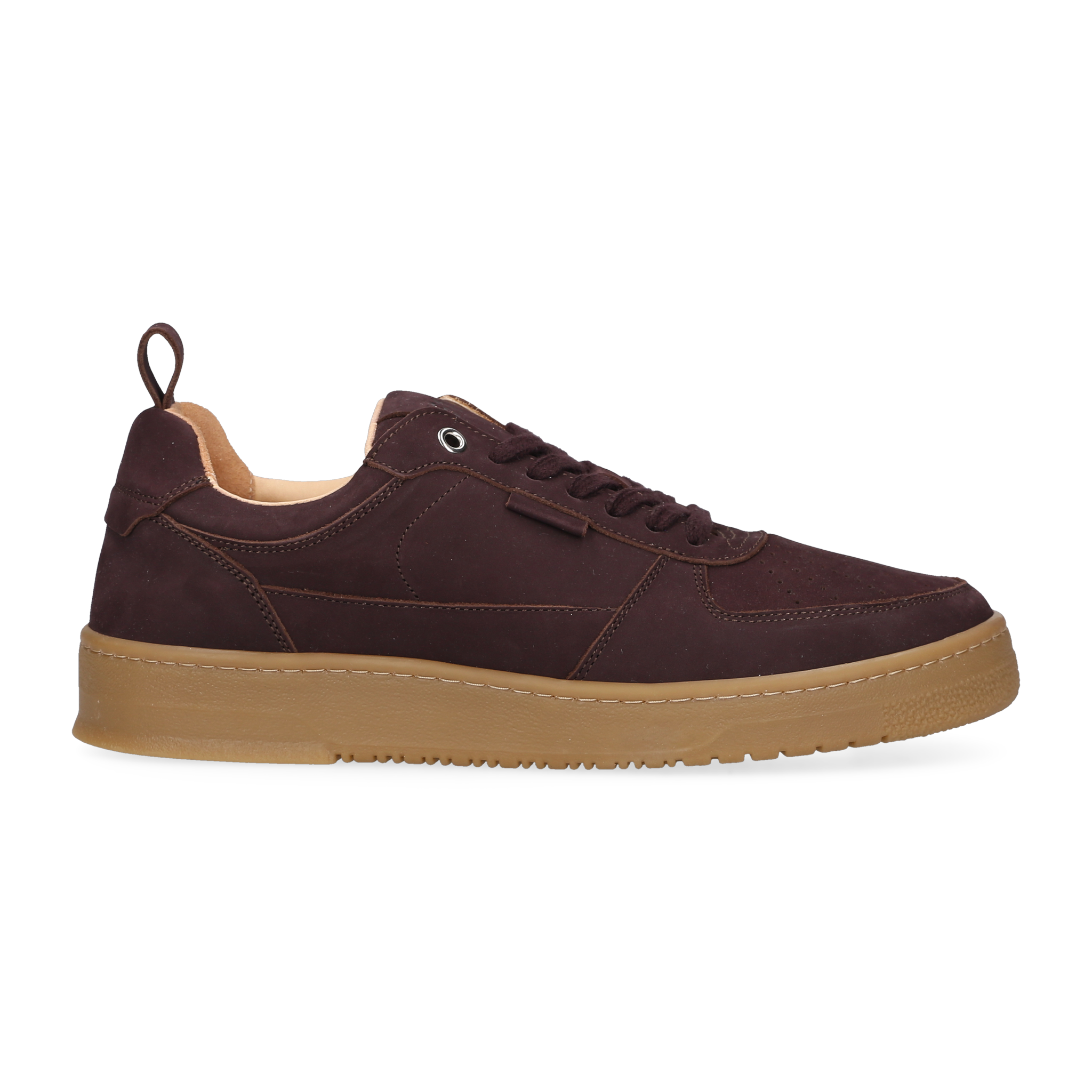 N91 Herren Sneaker Bball Plain Dunkelbraun