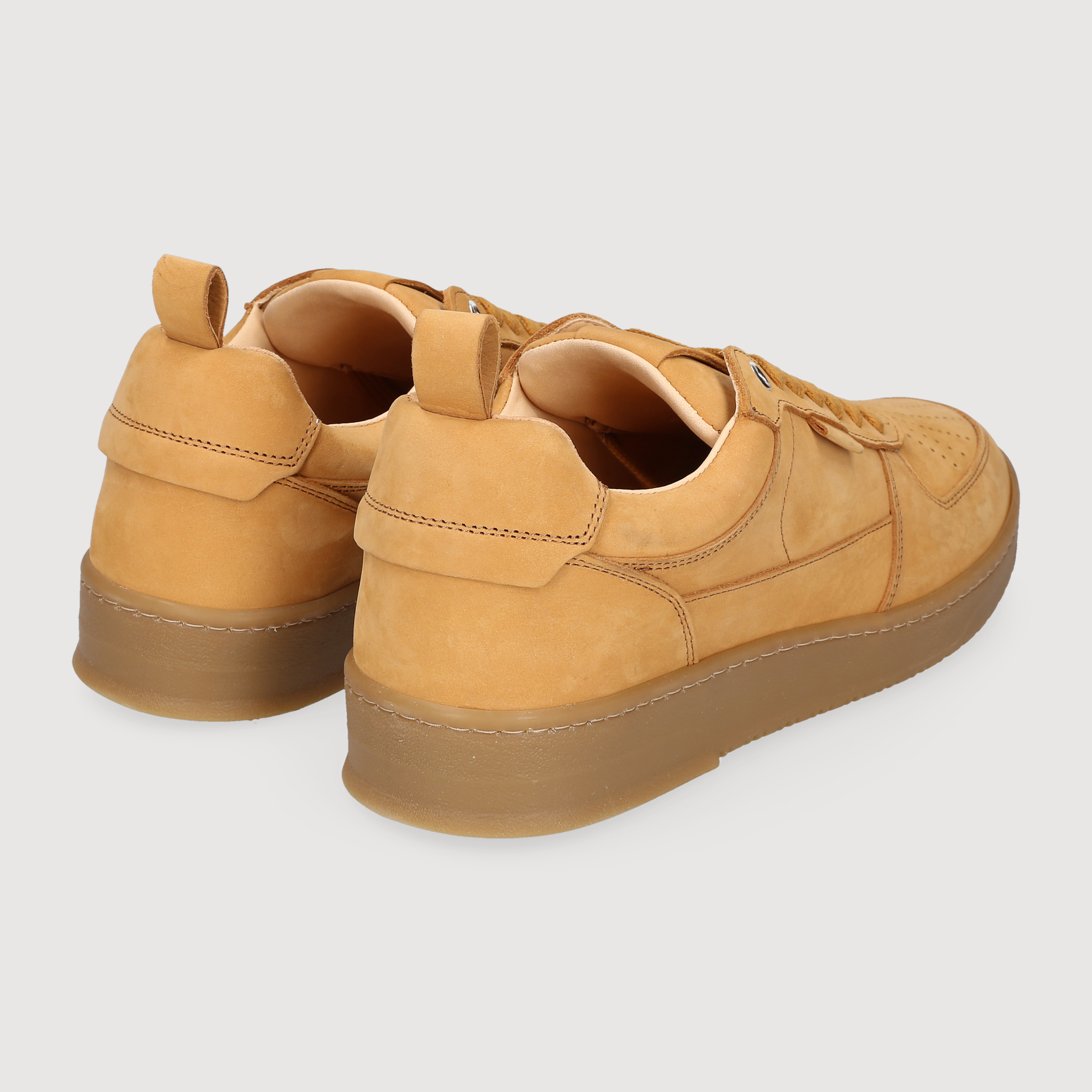N91 Herren Sneaker Bball Plain Hellbraun