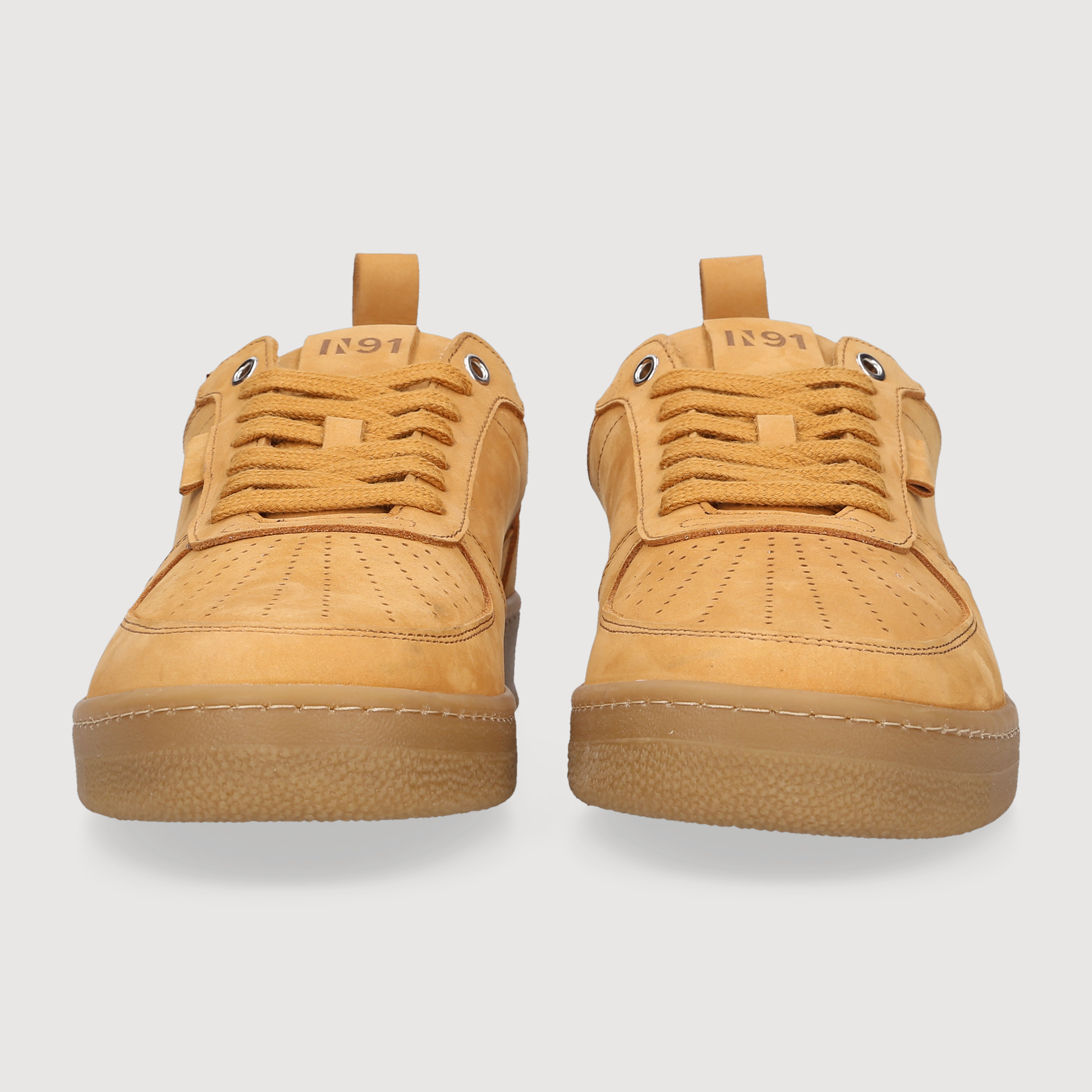 N91 Herren Sneaker Bball Plain Hellbraun