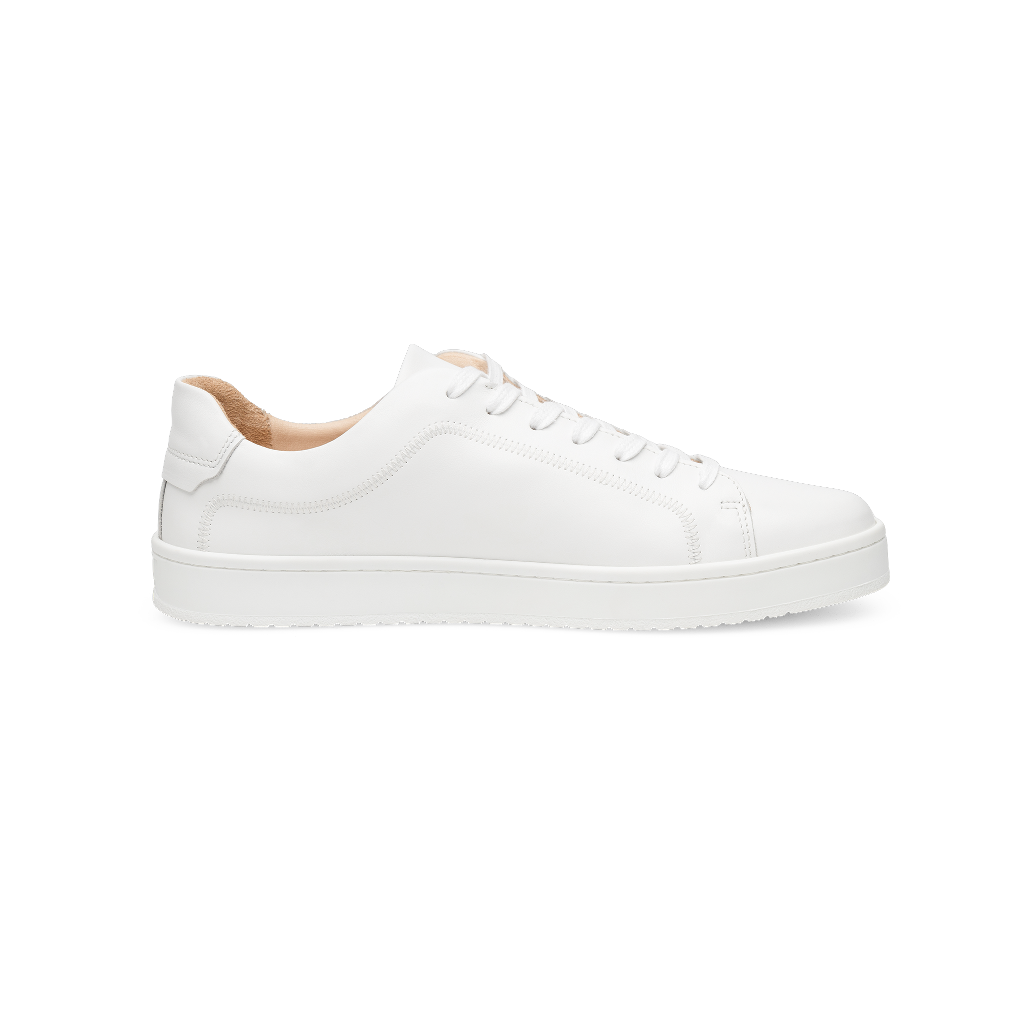 N91 Herren Sneaker Original Draft Plain Weiß