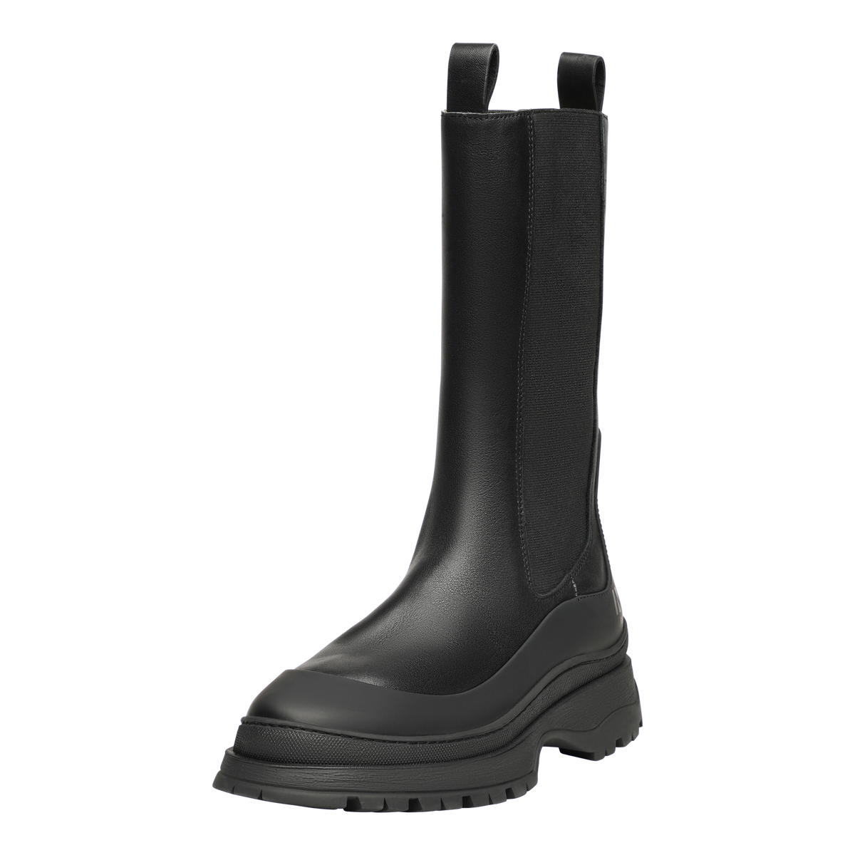 N91 Damen Boot Motech Plain Schwarz