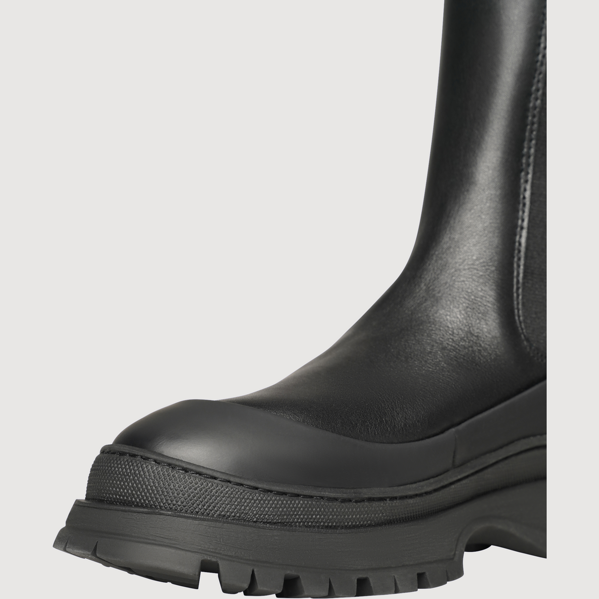 N91 Damen Boot Motech Plain Schwarz
