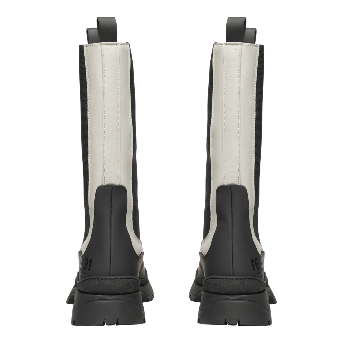N91 Damen Boot Motech Plain Grau