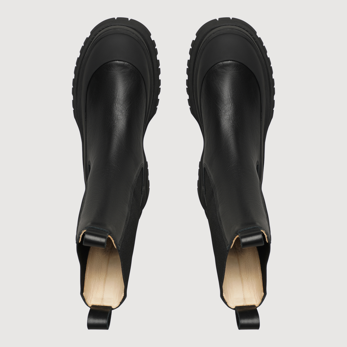 N91 Damen Boot Motech Plain Schwarz