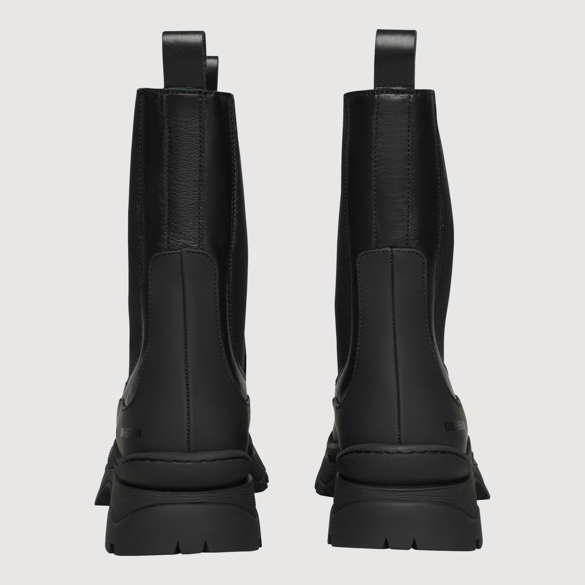 N91 Damen Boot Motech Plain Schwarz