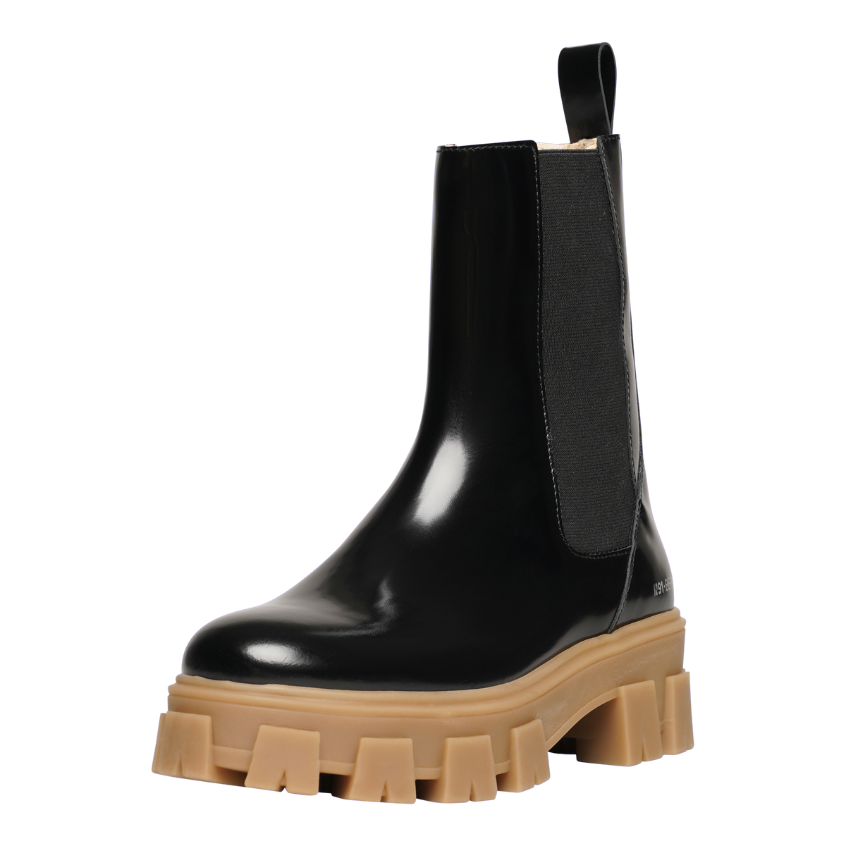 N91 Damen Boot Style Choice Plain Schwarz/Hellbraun