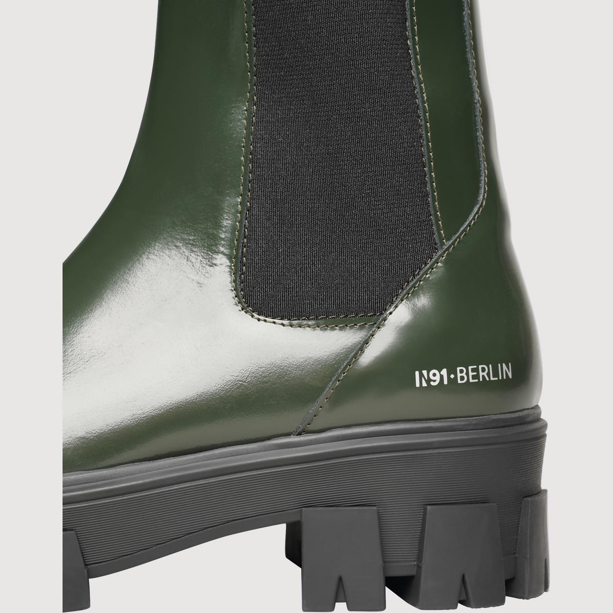 N91 Damen Boot Style Choice Plain Grün
