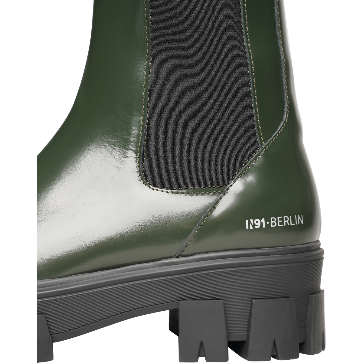 N91 Damen Boot Style Choice Plain Grün