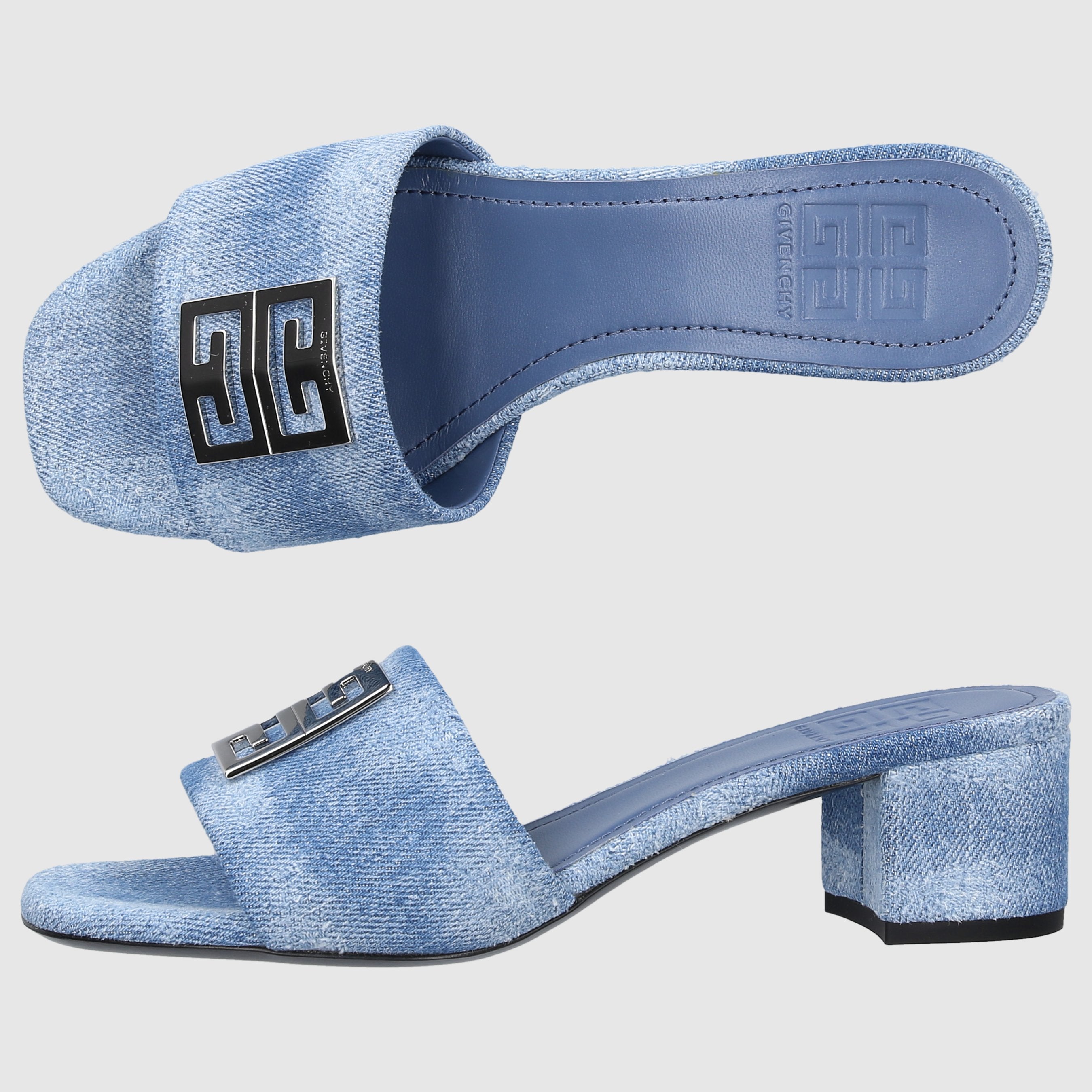 Givenchy Damen Pantoletten 4G  Denim