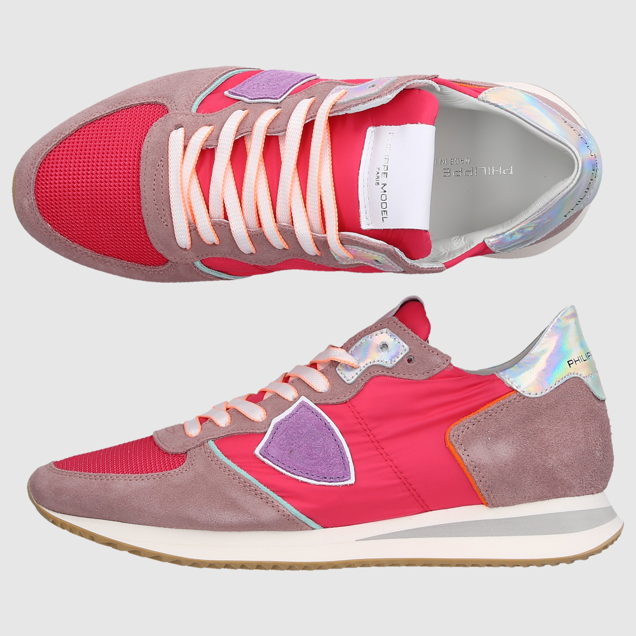 Philippe Model Damen Sneaker low TRPX LOW Kalbsleder Textil