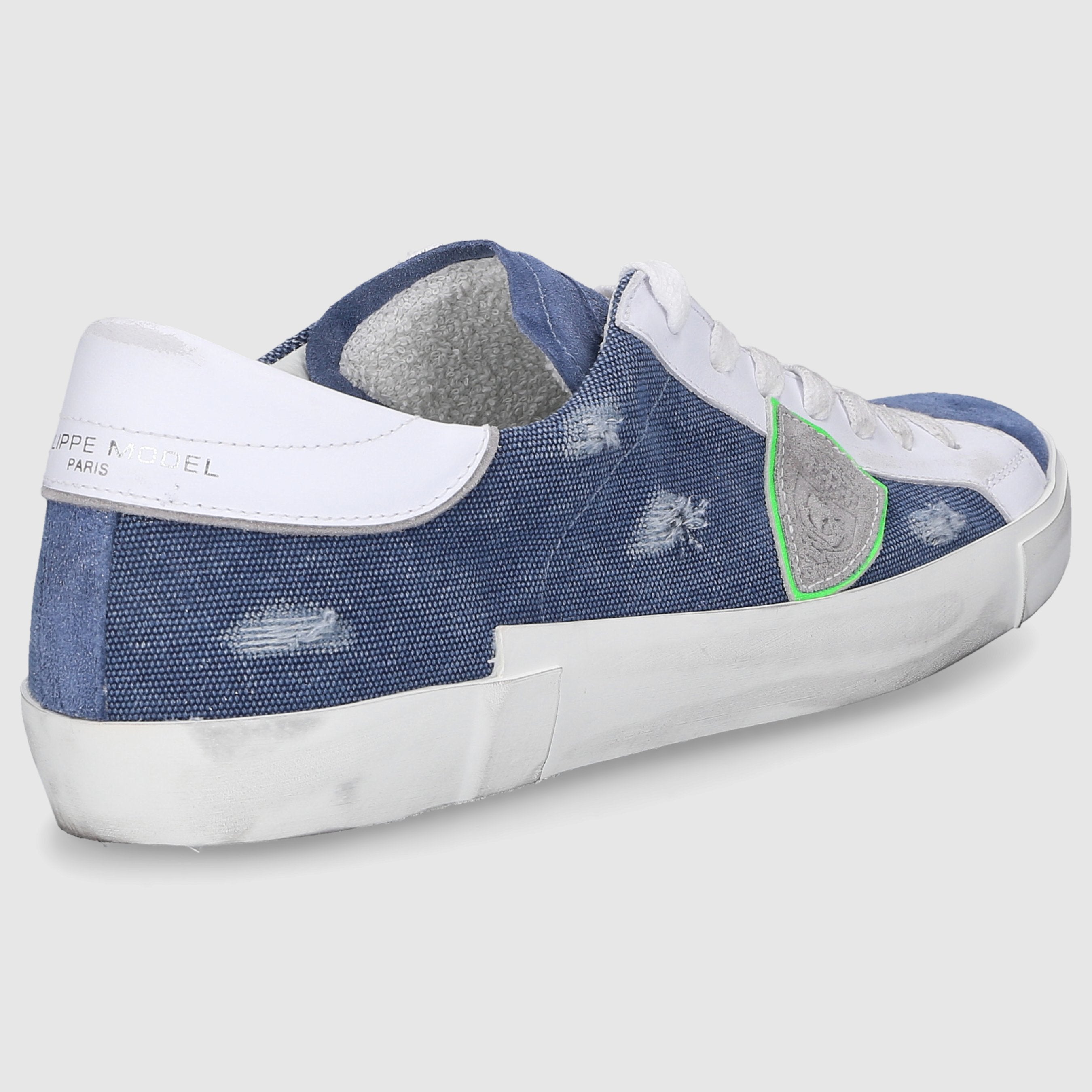 Philippe Model Herren Sneaker low PRLU  Denim