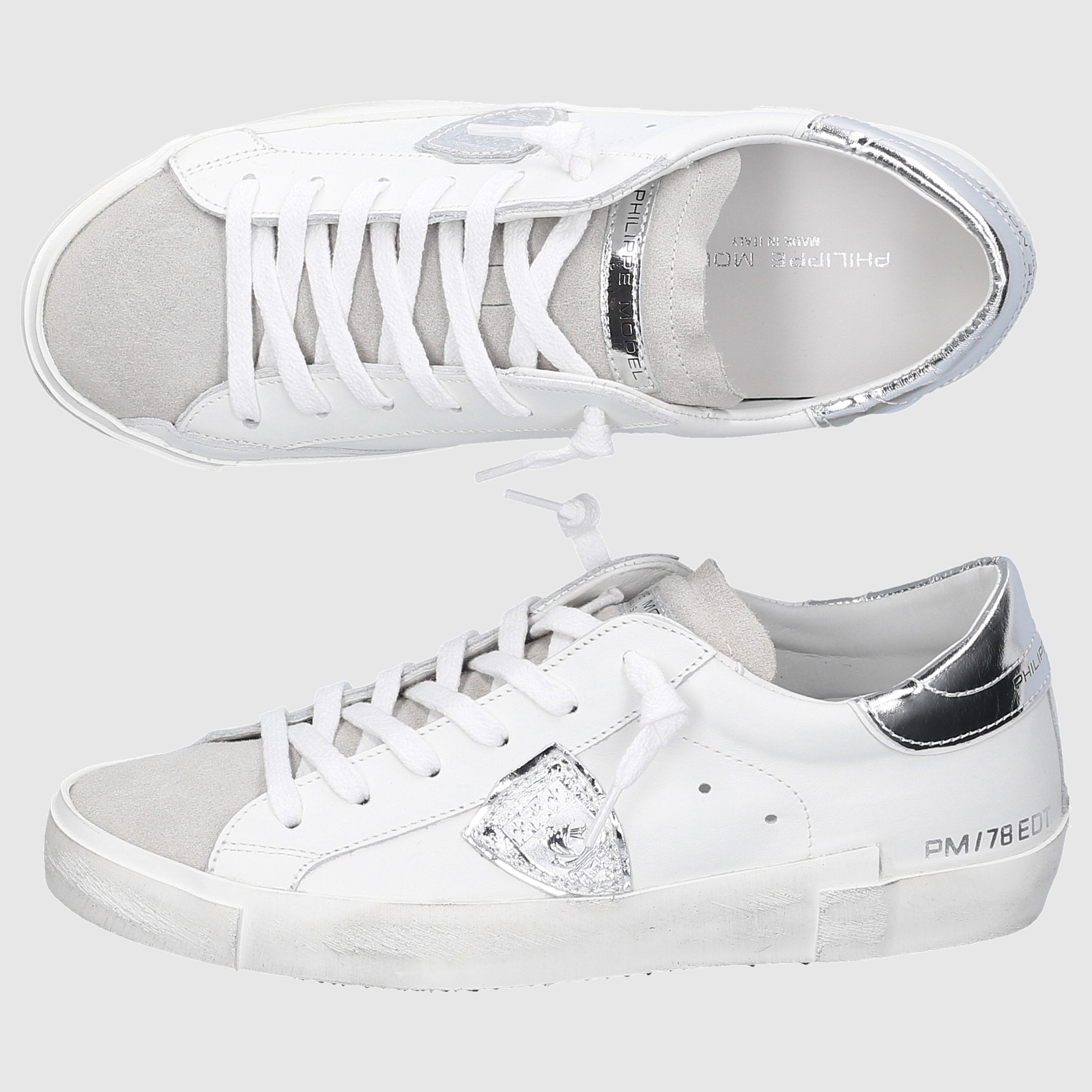 Philippe Model Damen Sneaker low PRLD Kalbsleder