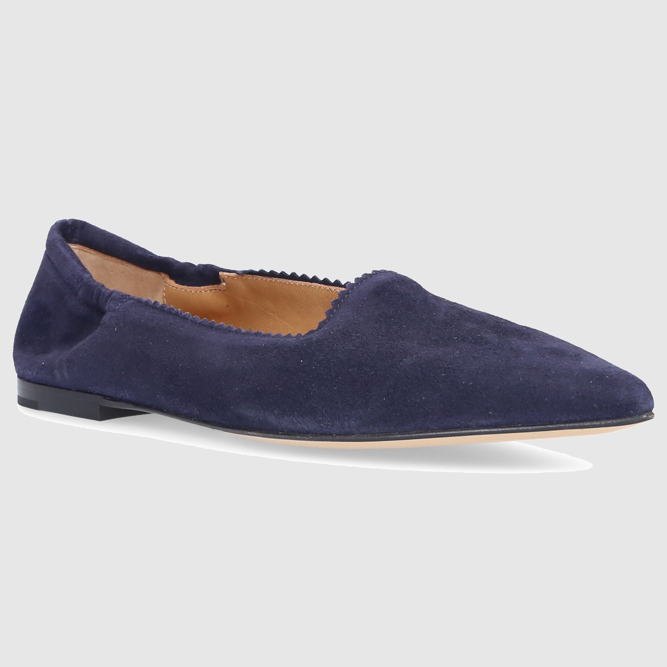 Pomme D`OR Damen Ballerinas 1726I Veloursleder