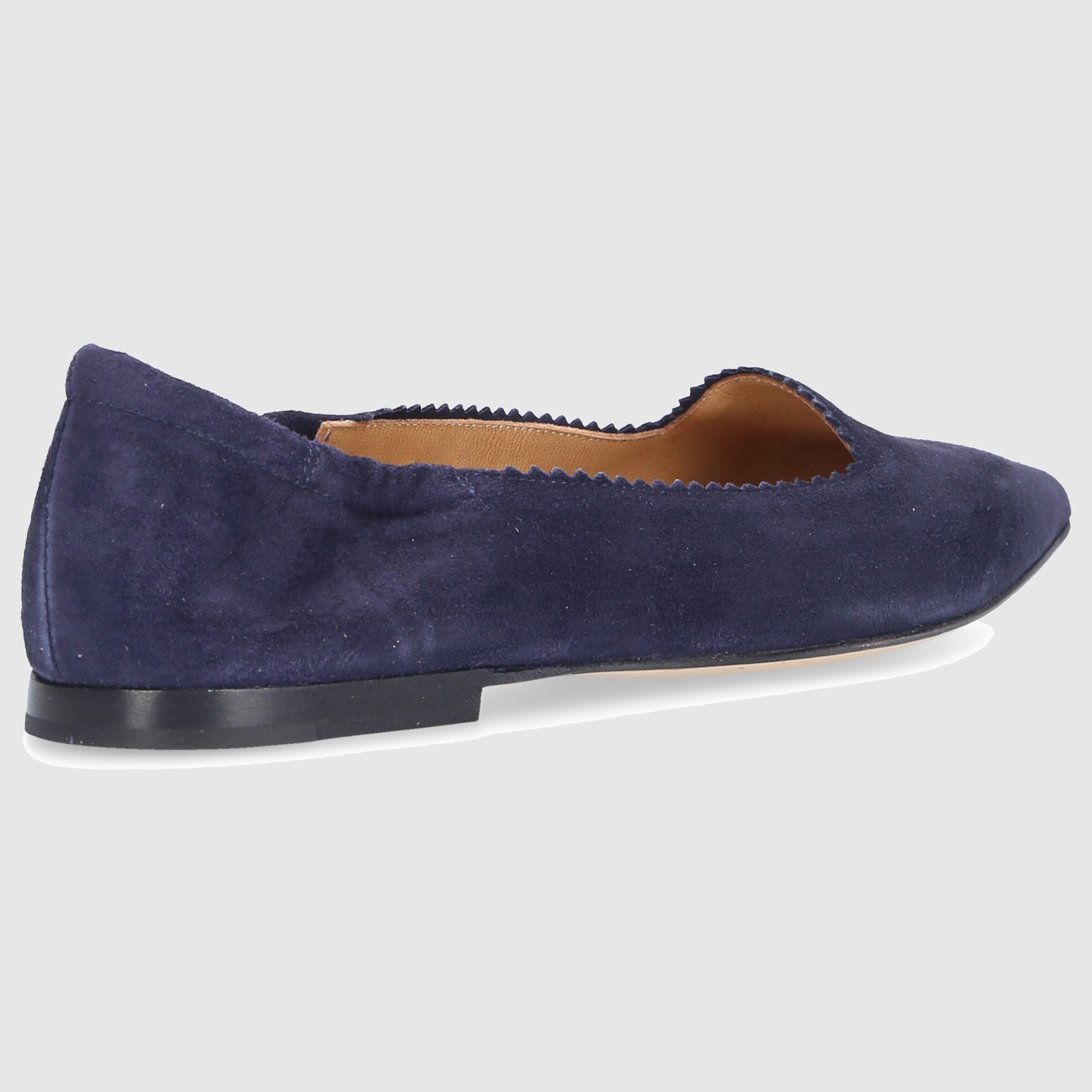 Pomme D`OR Damen Ballerinas 1726I Veloursleder