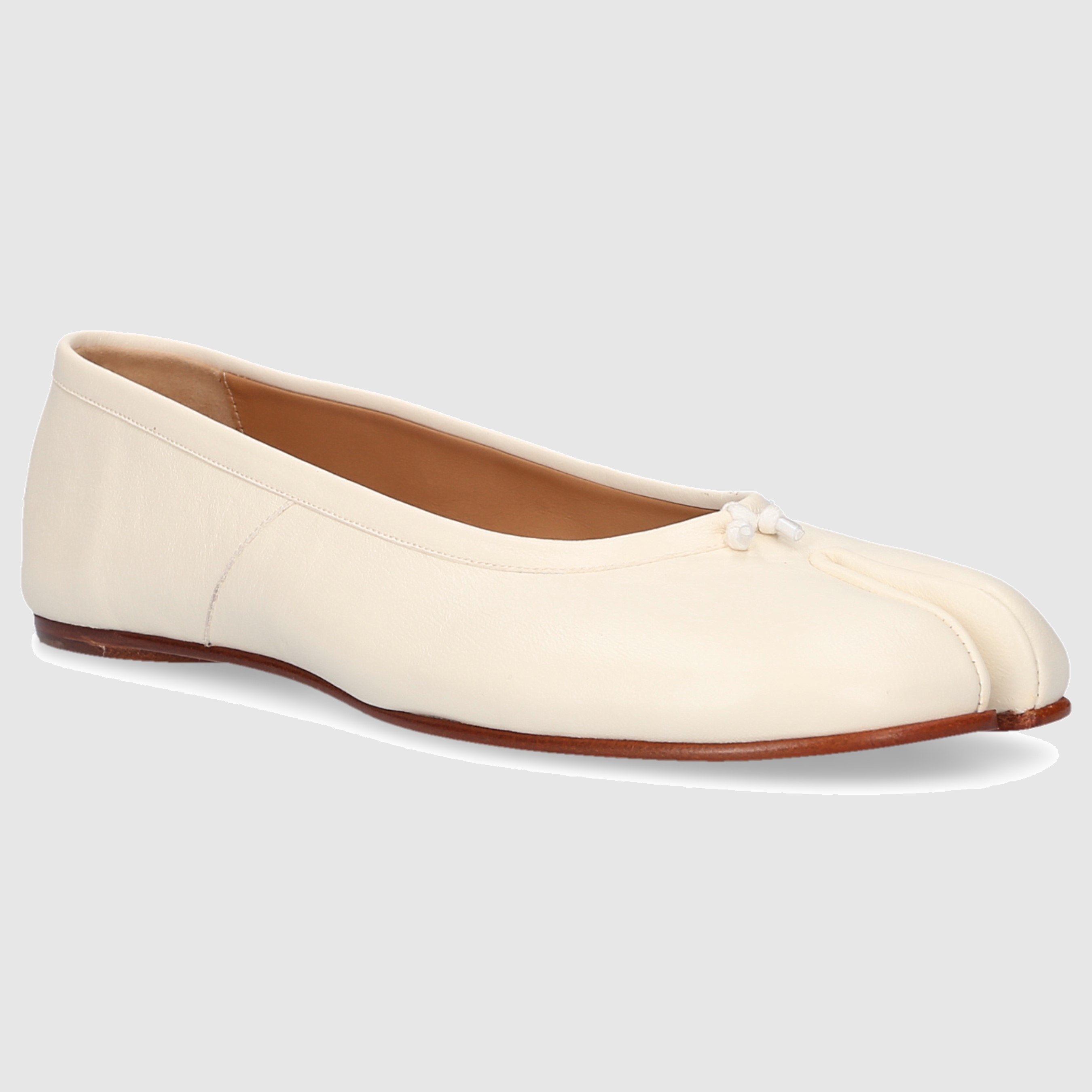 Maison Margiela Damen Ballerinas TABI FLAT Kalbsleder