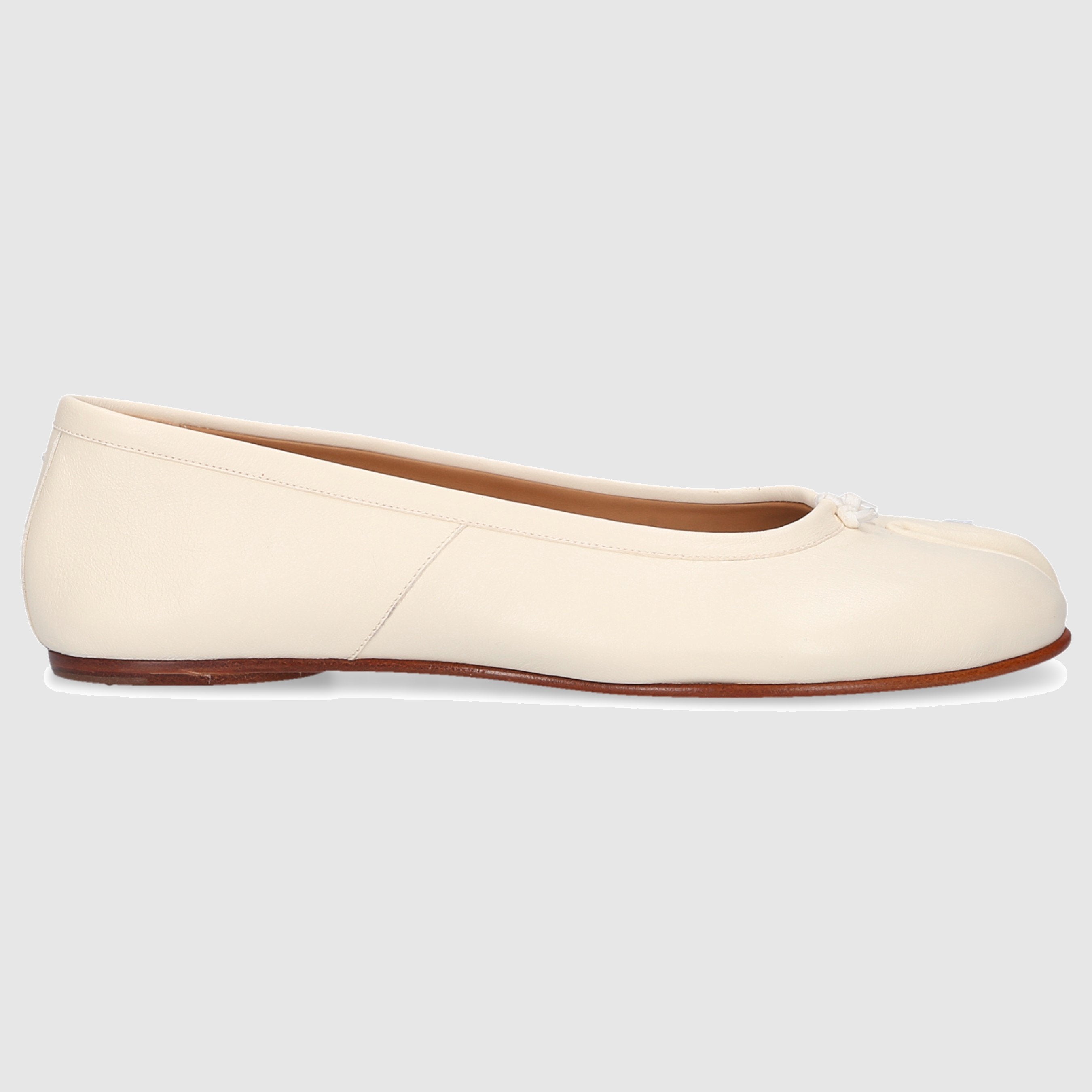 Maison Margiela Damen Ballerinas TABI FLAT Kalbsleder