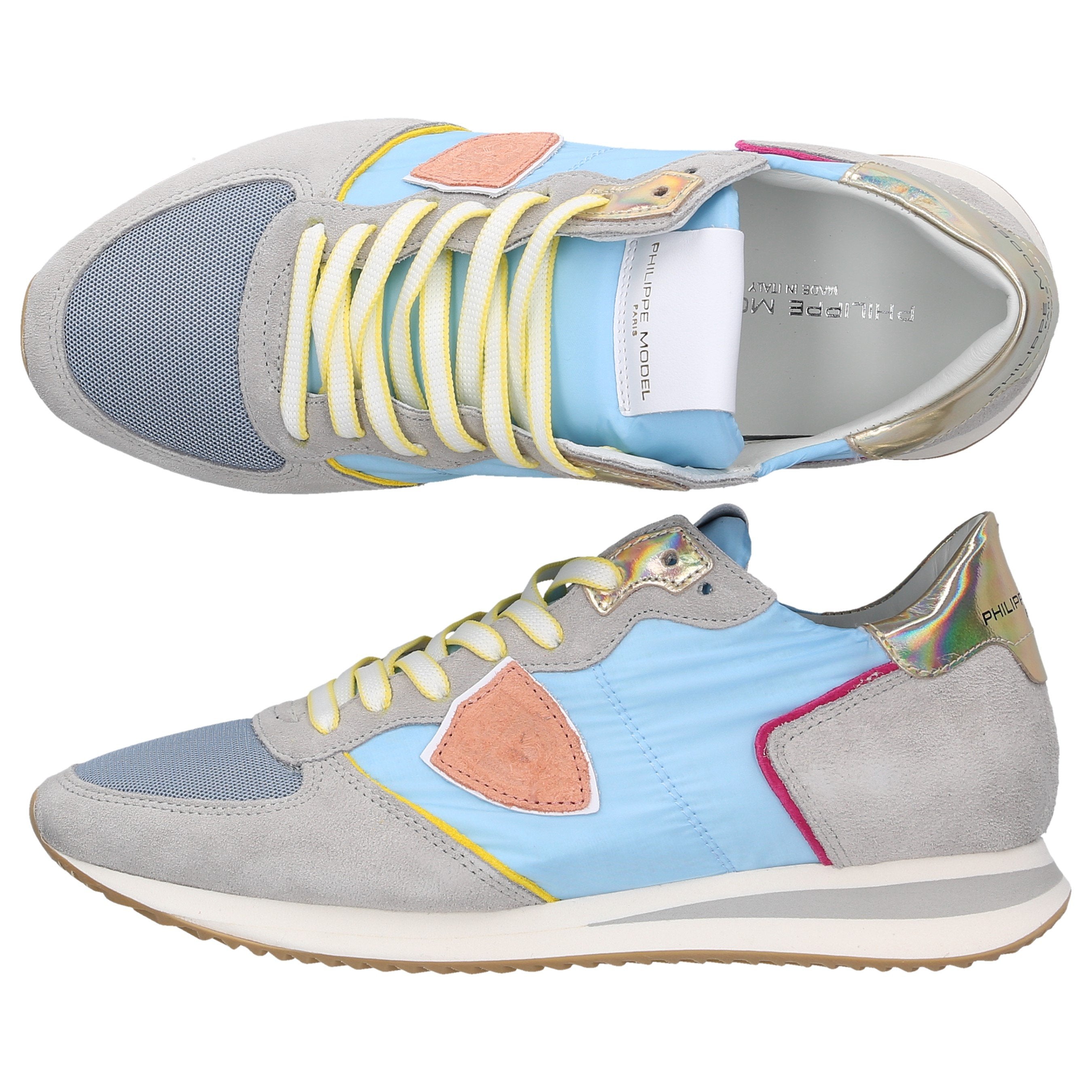 Philippe Model Damen Sneaker low TZLD Veloursleder