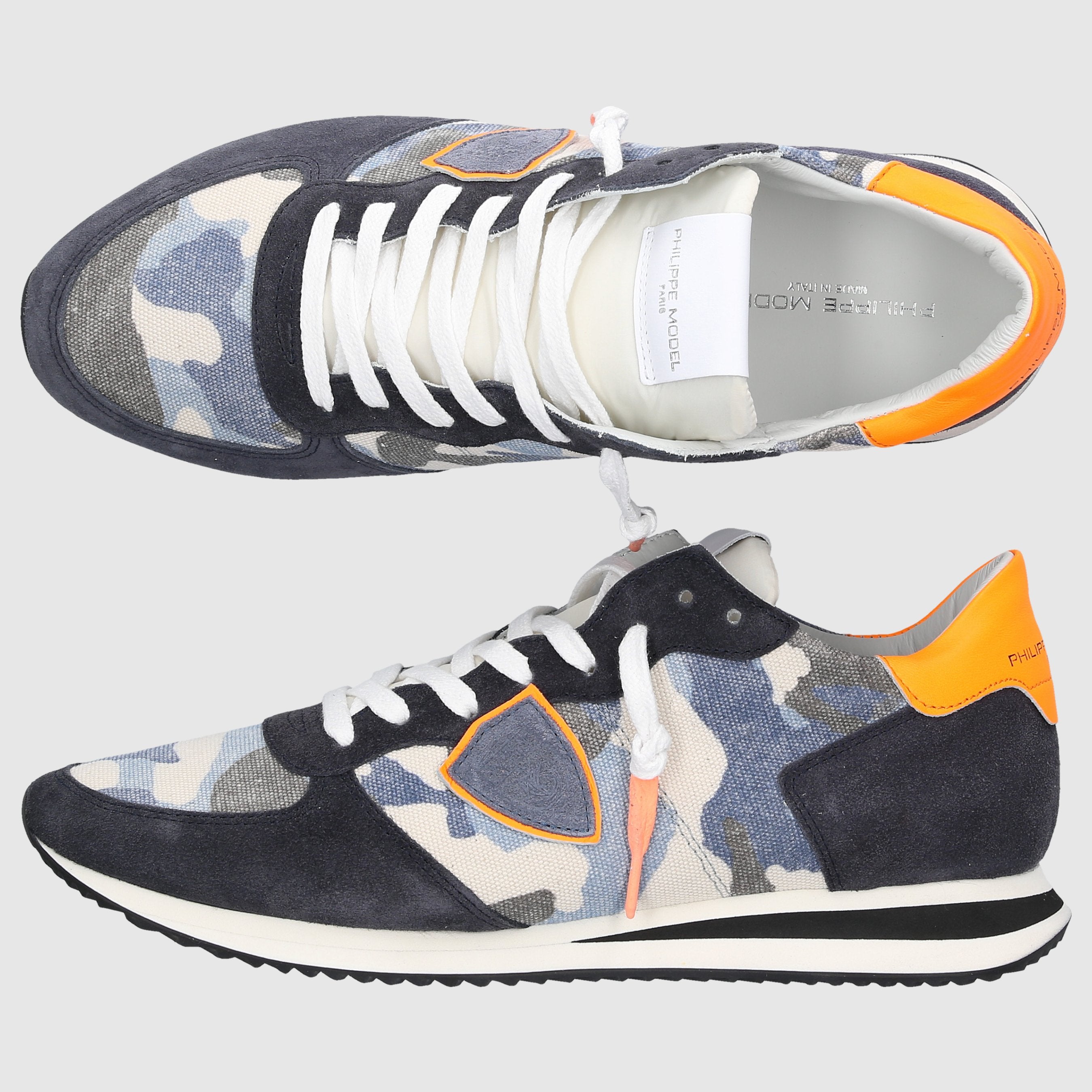 Philippe Model Herren Sneaker low TZLU Veloursleder