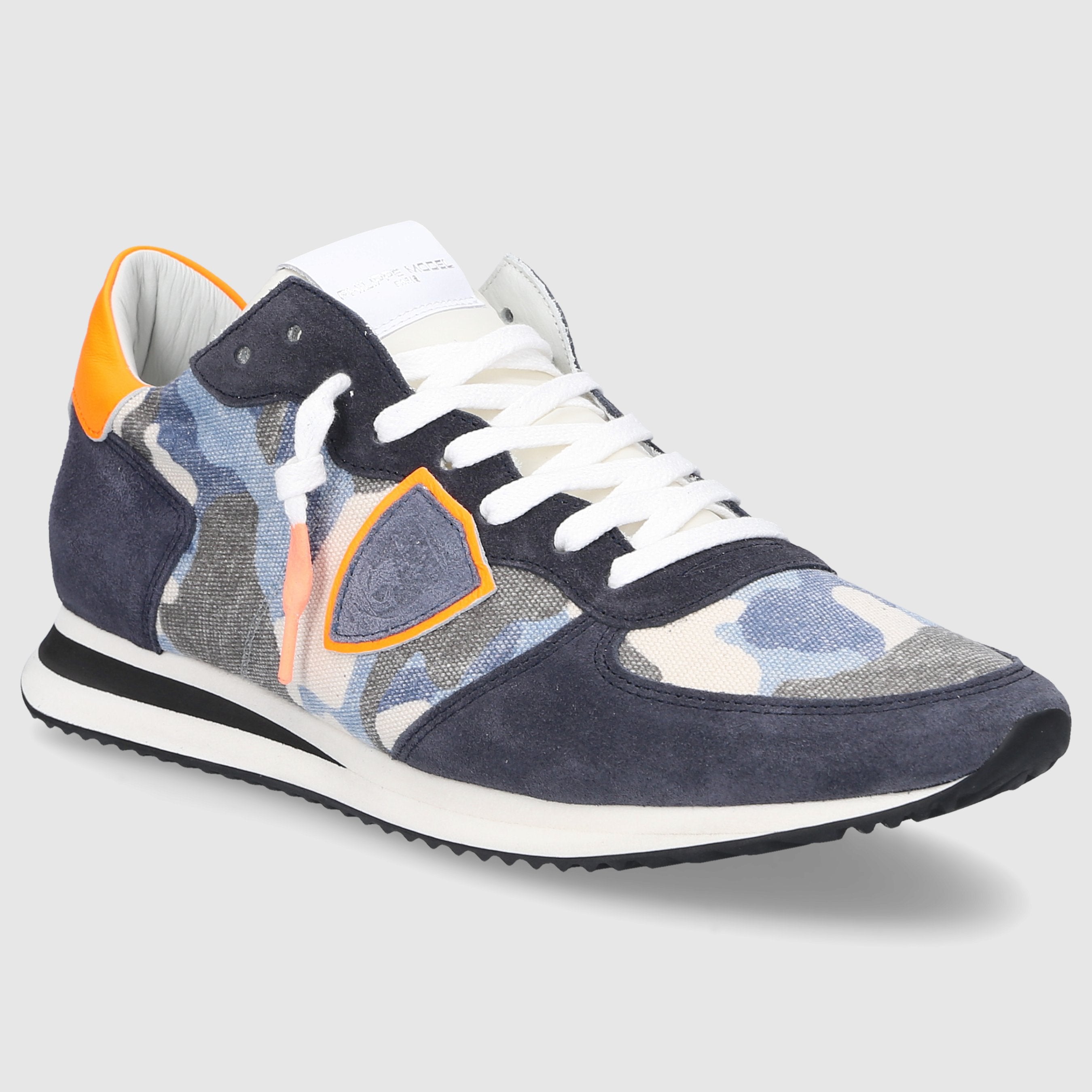 Philippe Model Herren Sneaker low TZLU Veloursleder