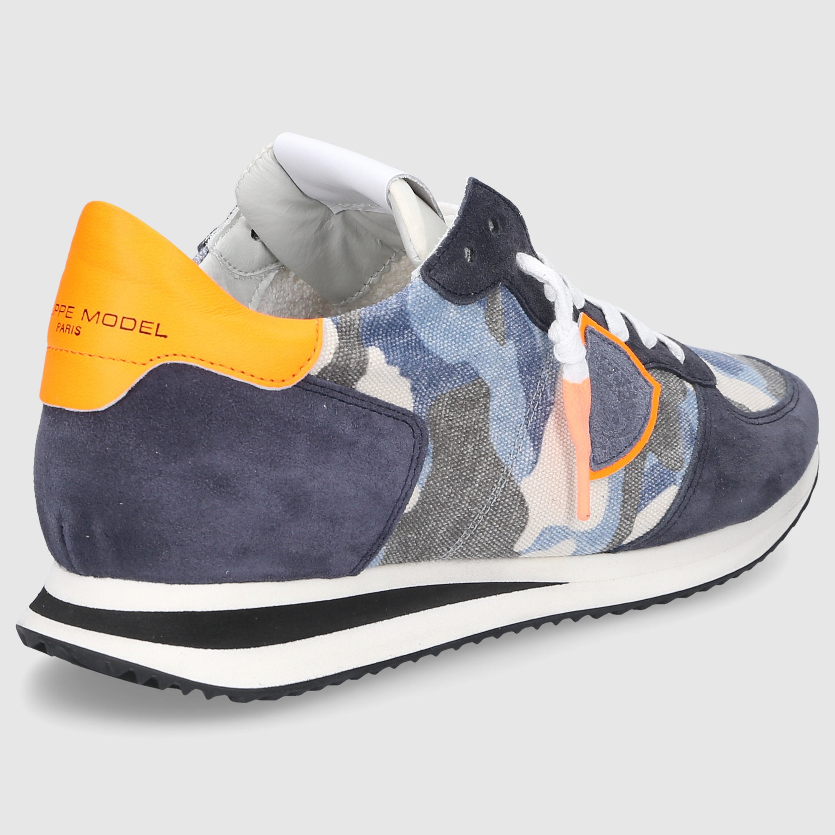 Philippe Model Herren Sneaker low TZLU Veloursleder