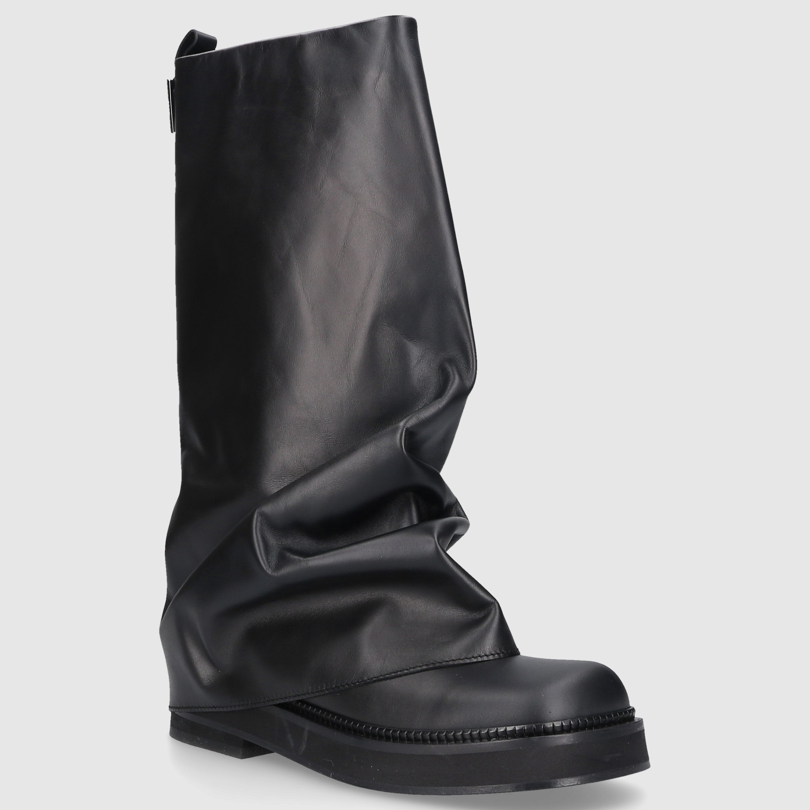 The Attico Damen Bikerstiefel ROBIN COMBAT Kalbsleder