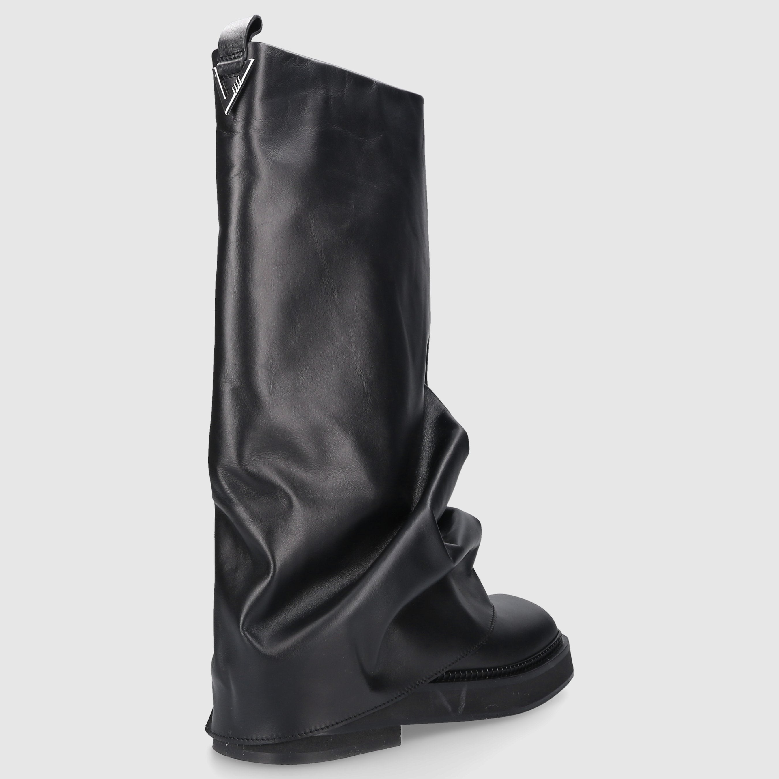 The Attico Damen Bikerstiefel ROBIN COMBAT Kalbsleder