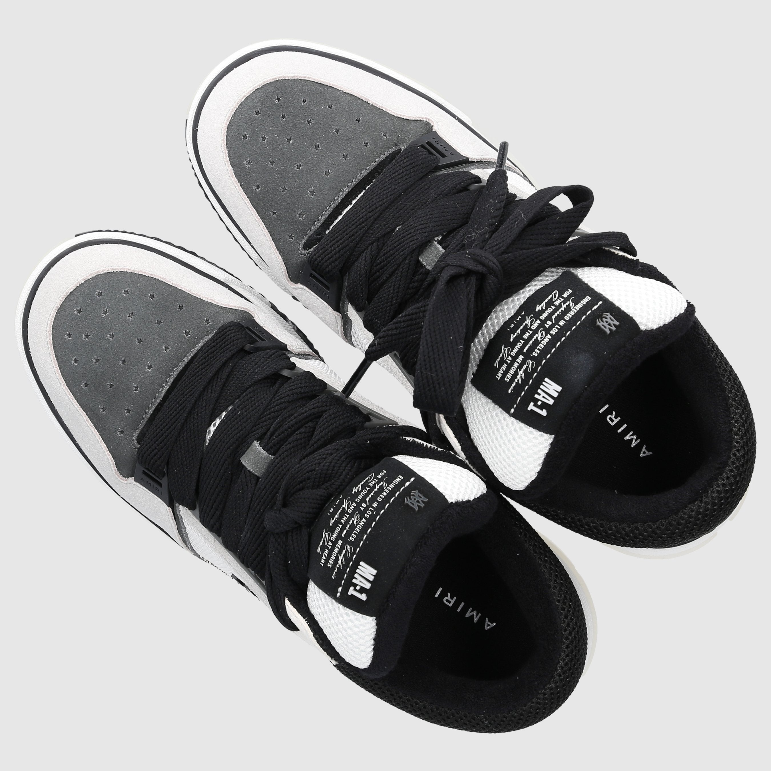 Amiri Herren Sneaker low MA-1 Veloursleder Textil