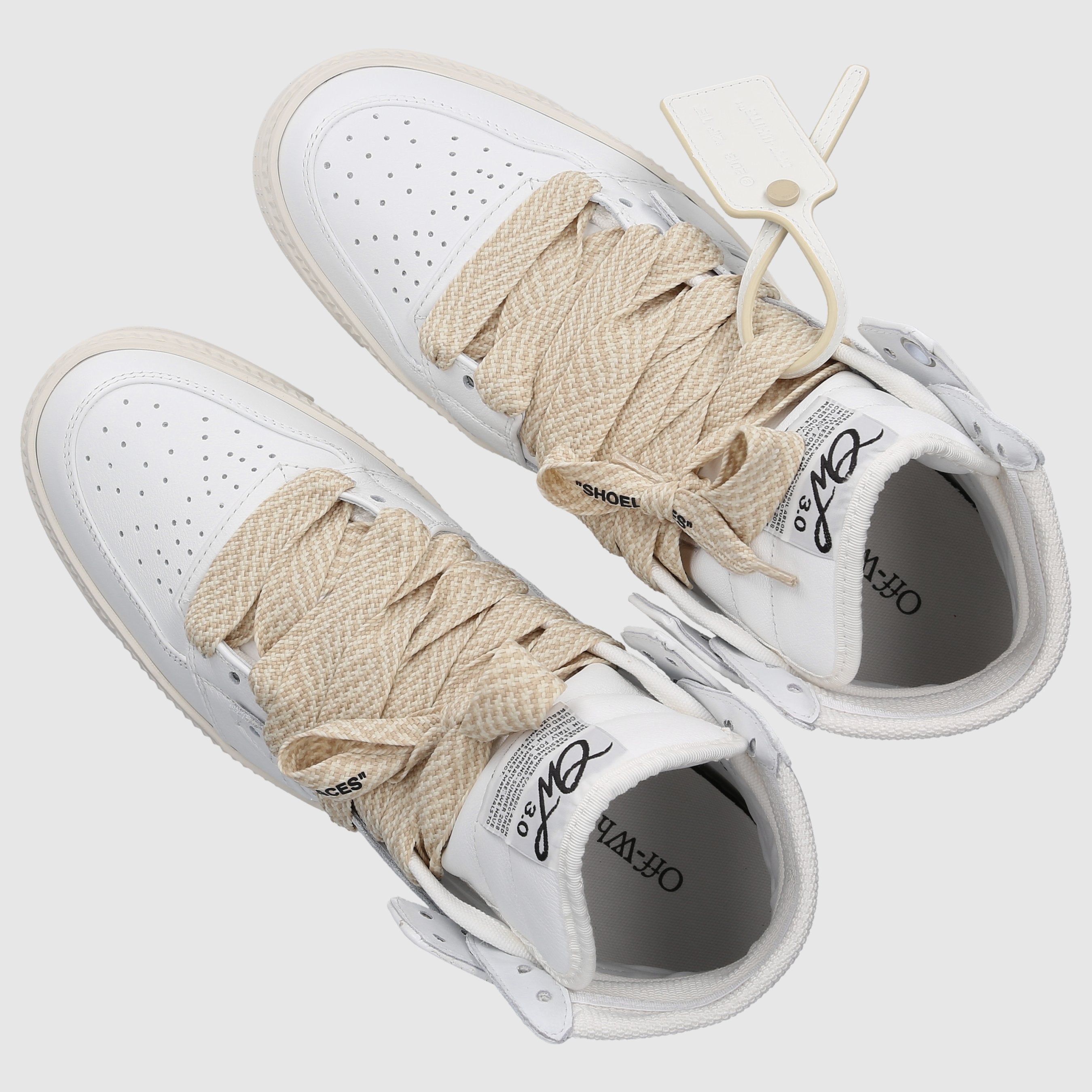 Off-White Herren Sneaker OMIA065S24LEA0040101 Weiß
