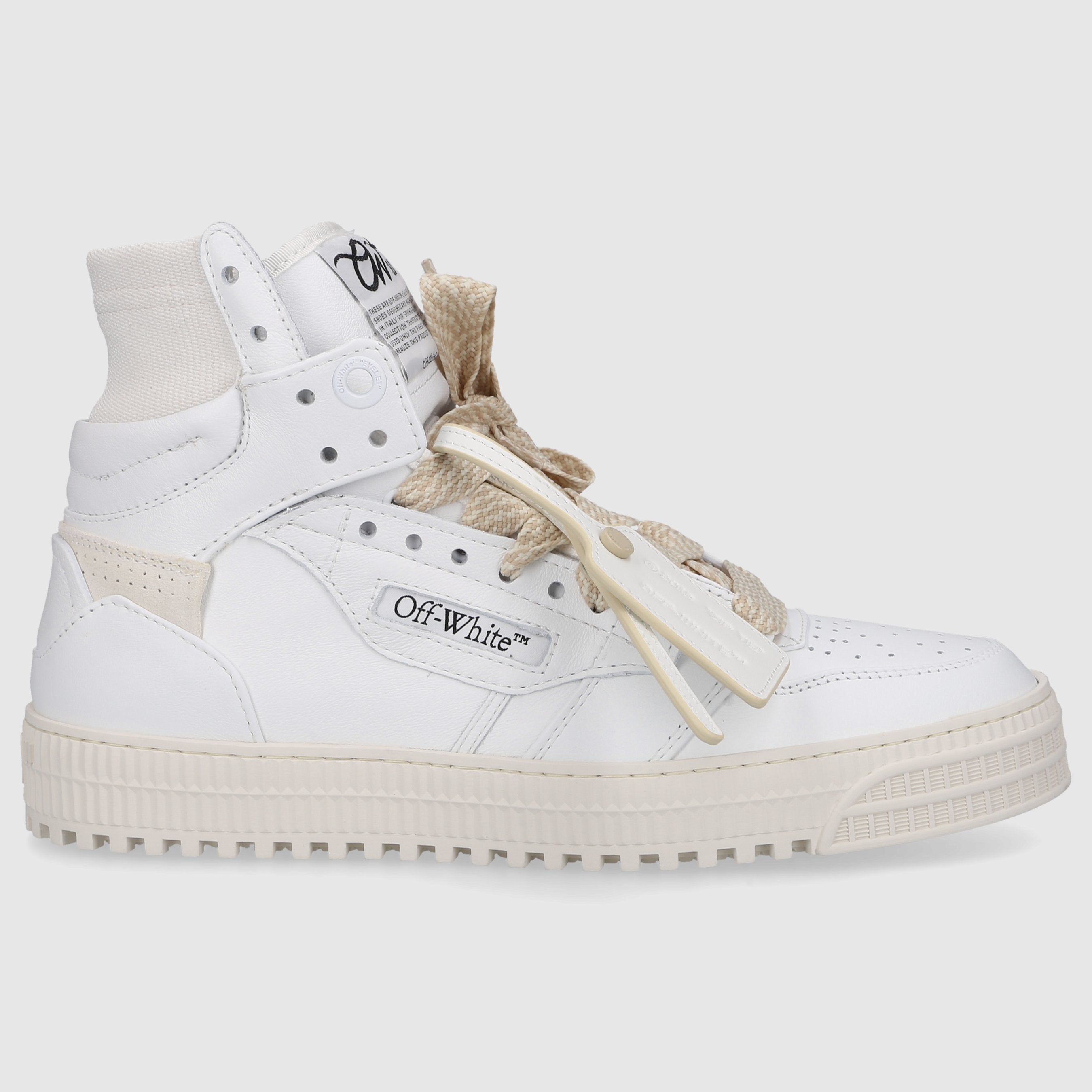 Off-White Herren Sneaker OMIA065S24LEA0040101 Weiß